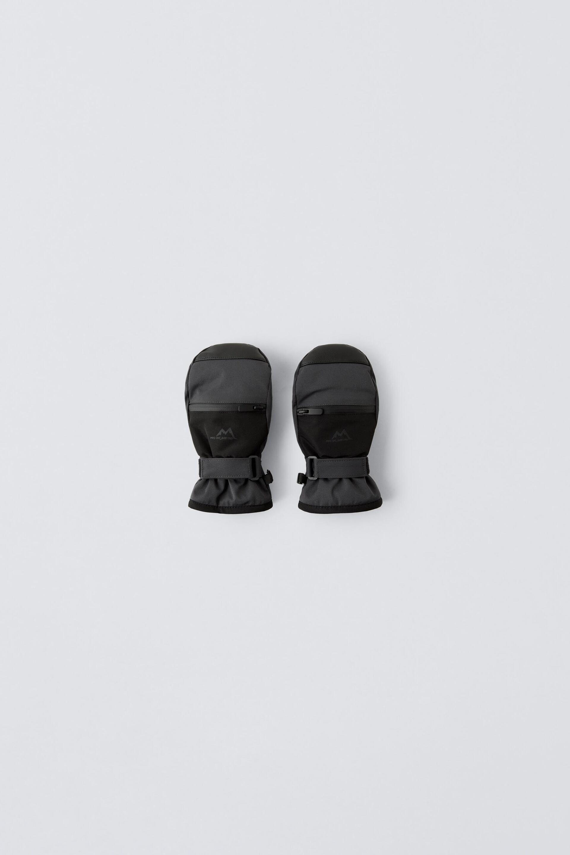 NON-SLIP MITTENS SKI COLLECTION by ZARA