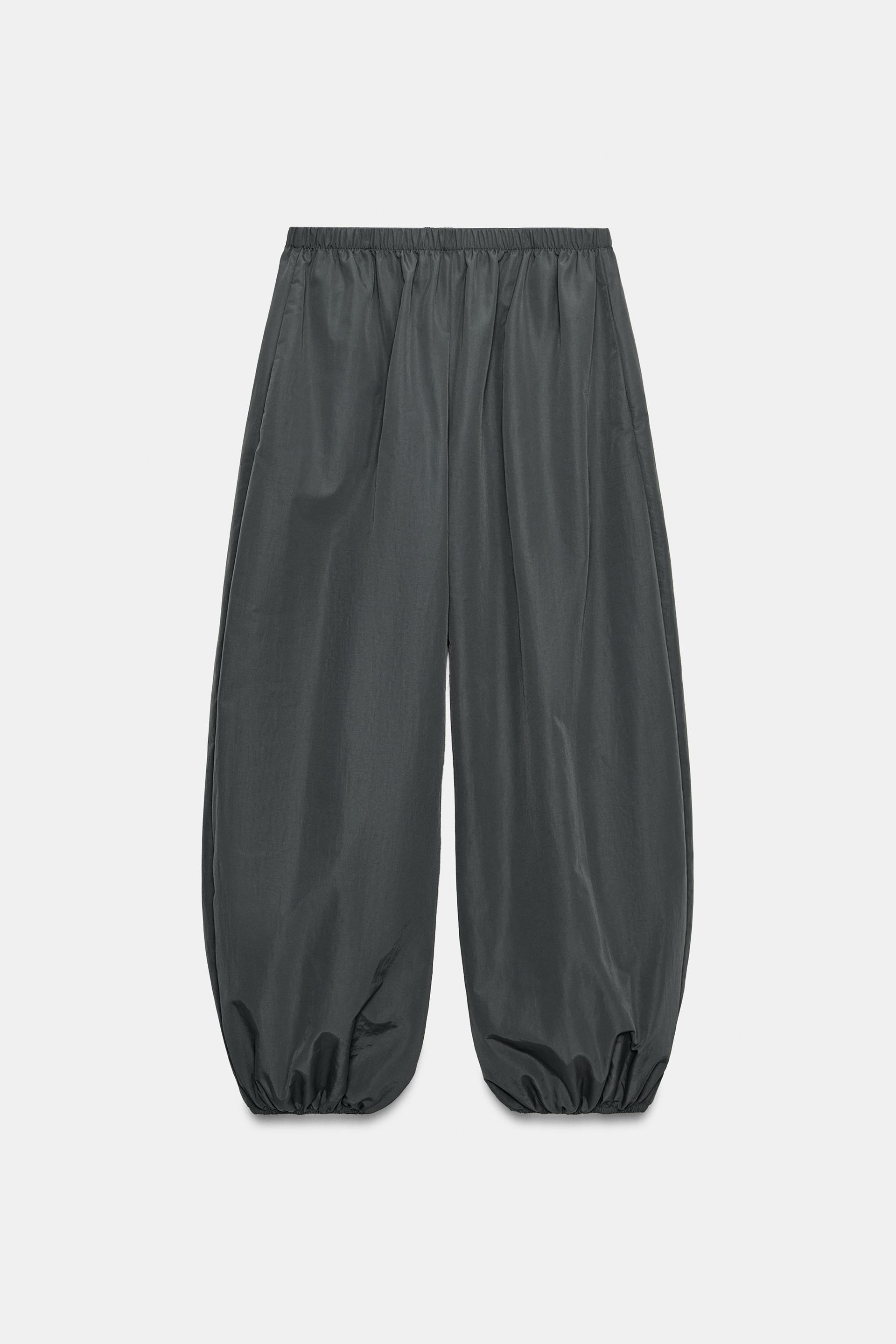 NYLON BALLOON PANTS by ZARA