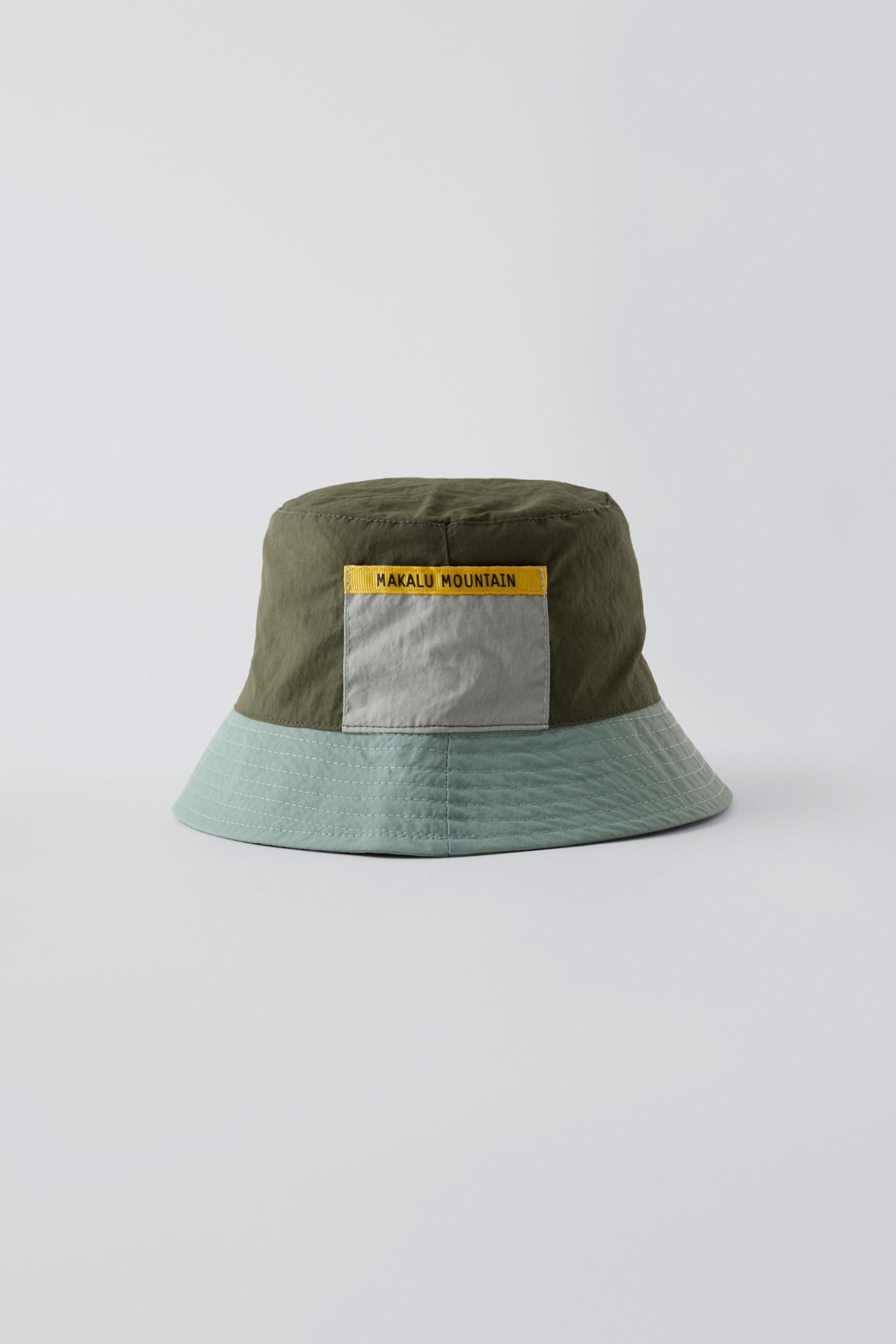 NYLON BUCKET HAT by ZARA