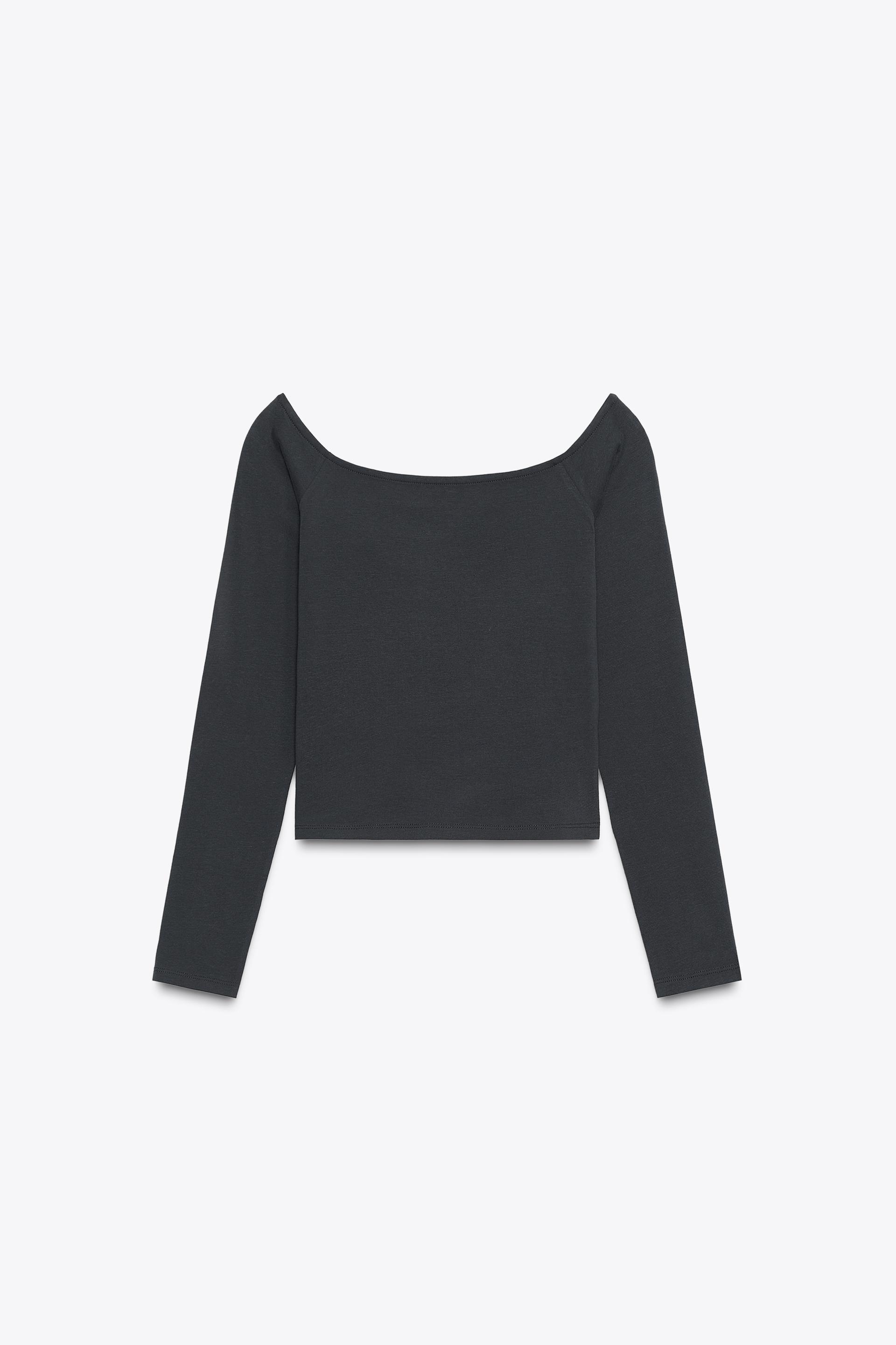 OFF-THE-SHOULDER TOP by ZARA