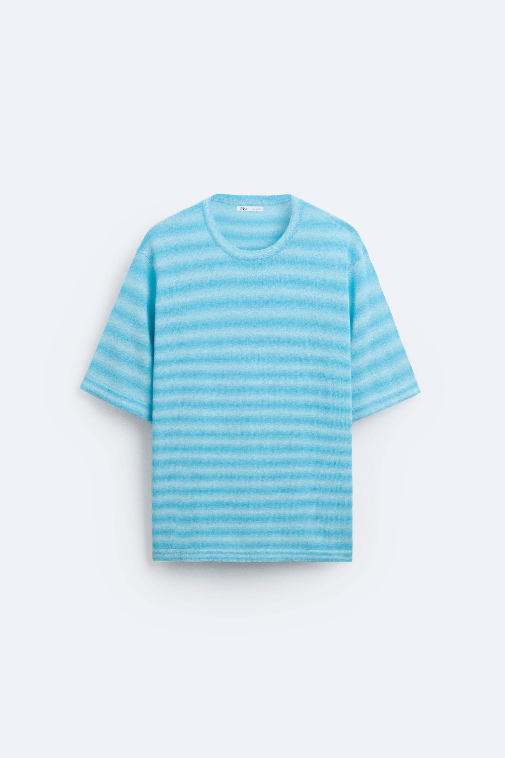 OMBRÉ PRINTED KNITTED SHIRT by ZARA