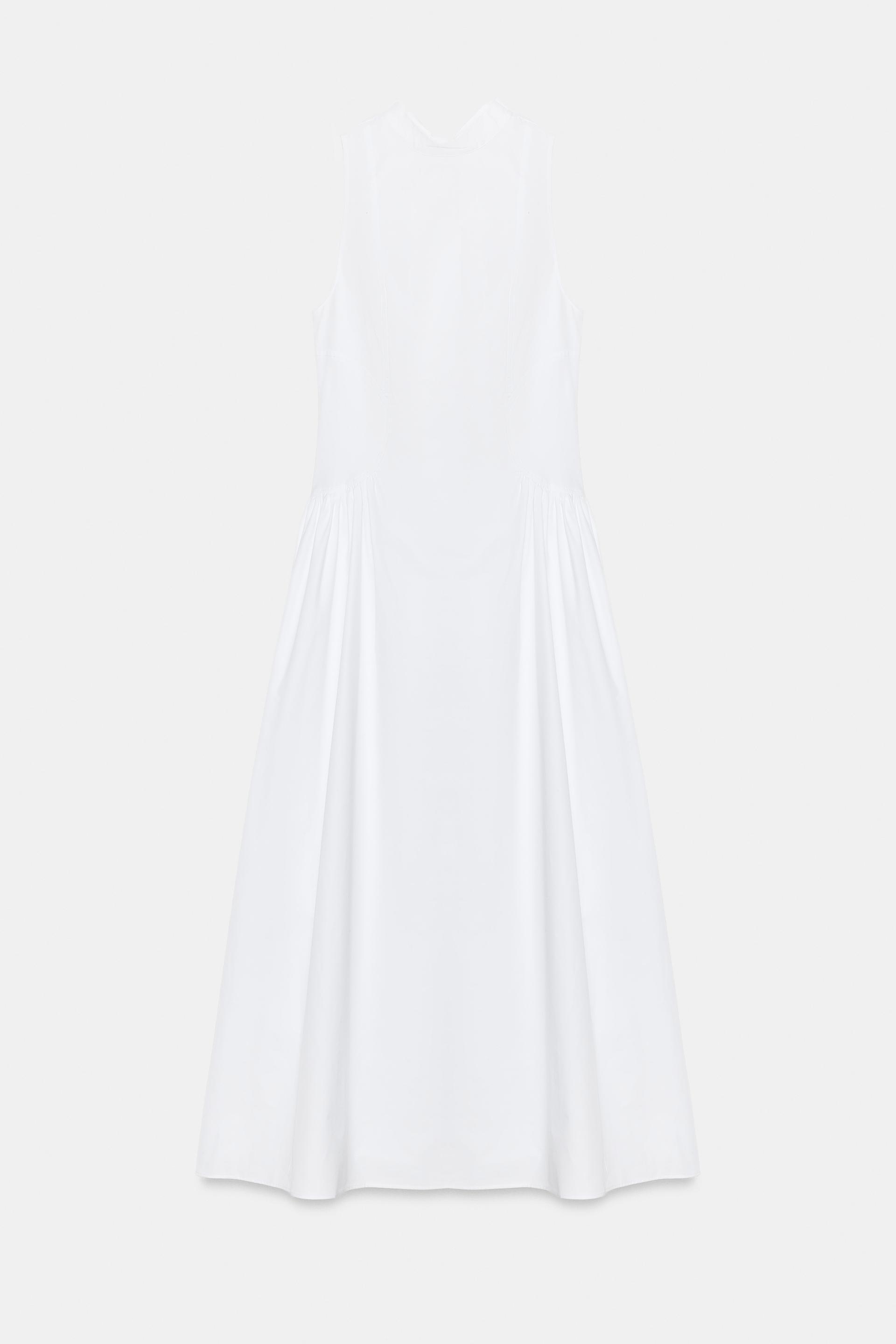 OPEN BACK MIDI DRESS by ZARA