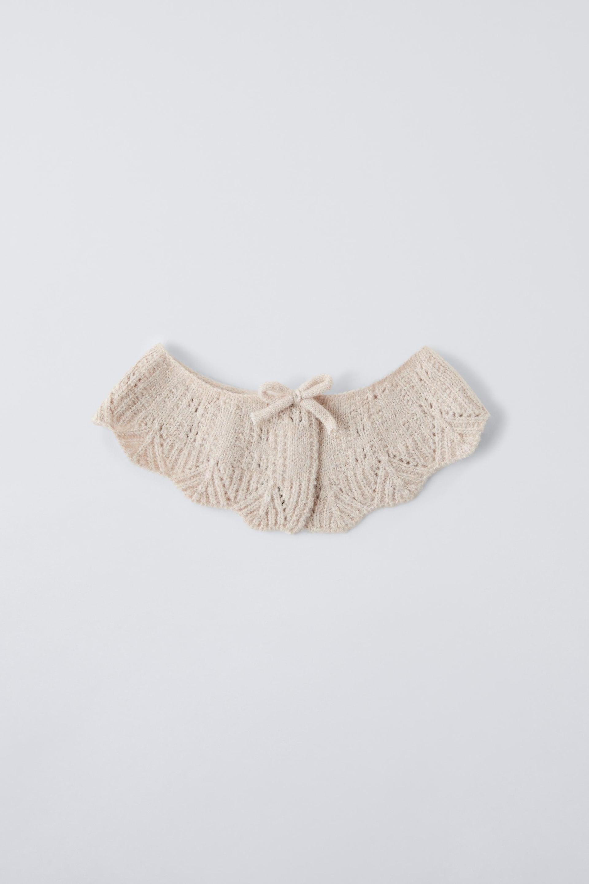 OPENWORK KNIT COLLAR by ZARA