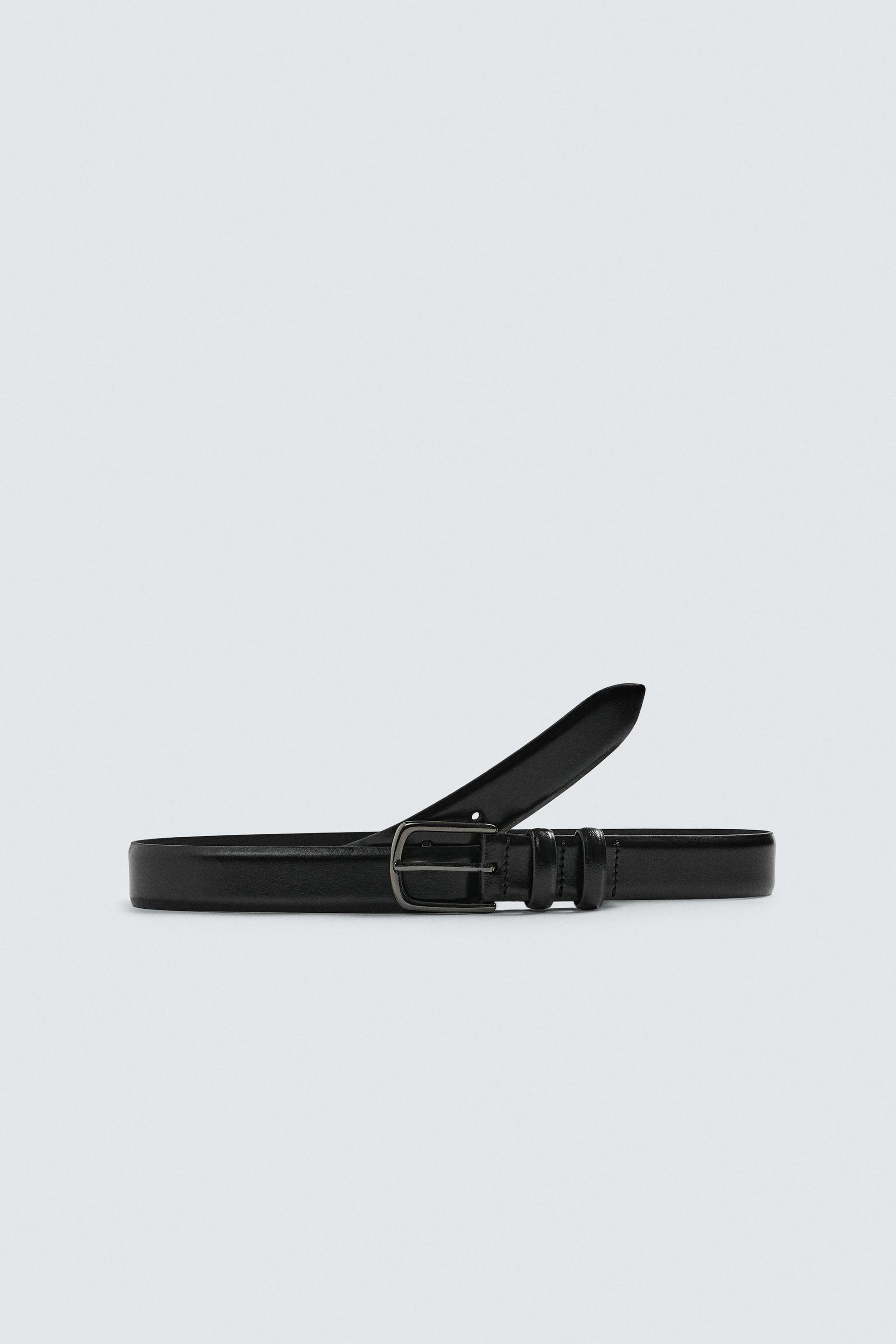 ORIGINS LEATHER BELT by ZARA