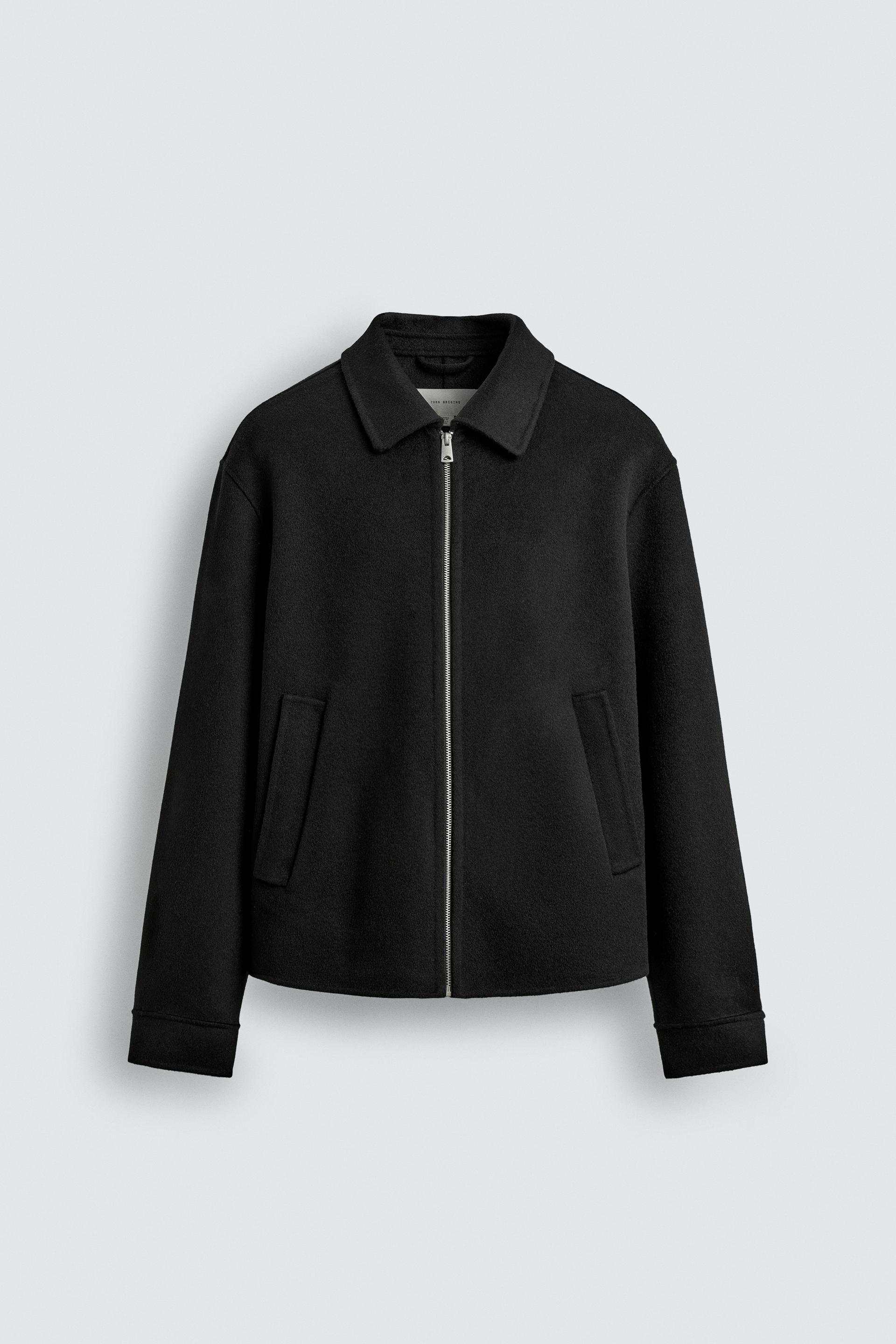 ORIGINS WOOL ZIPPERED JACKET by ZARA