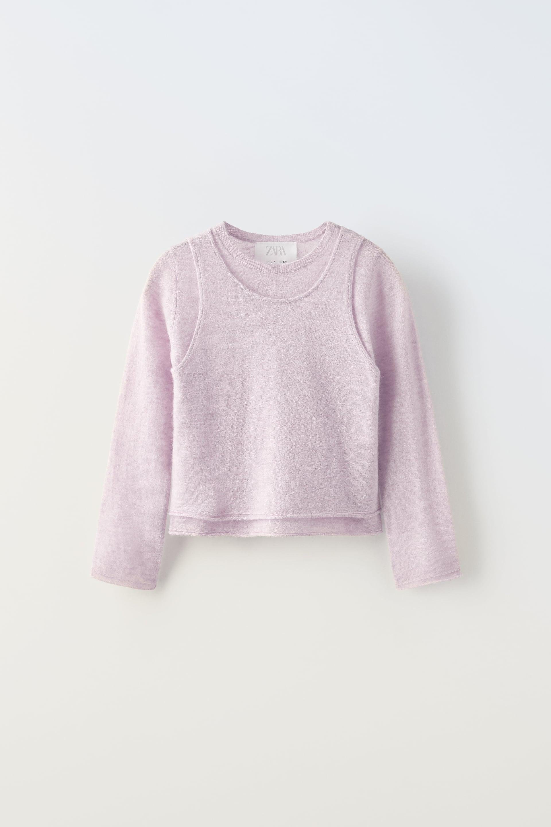 OVERLAY DETAIL SWEATER LIMITED EDITION by ZARA