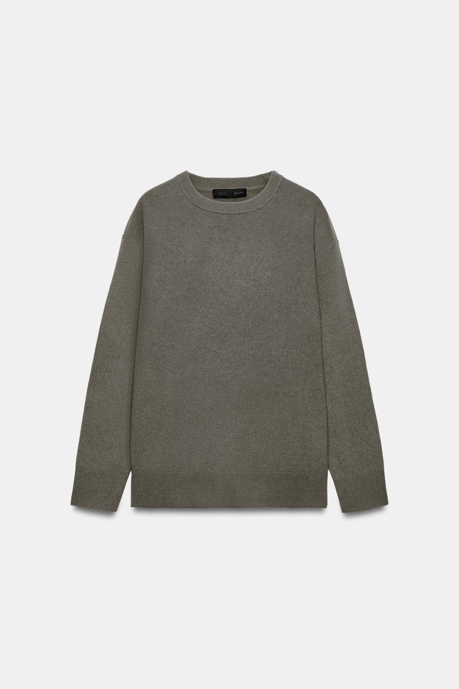 OVERSIZED 100% WOOL JUMPER by ZARA