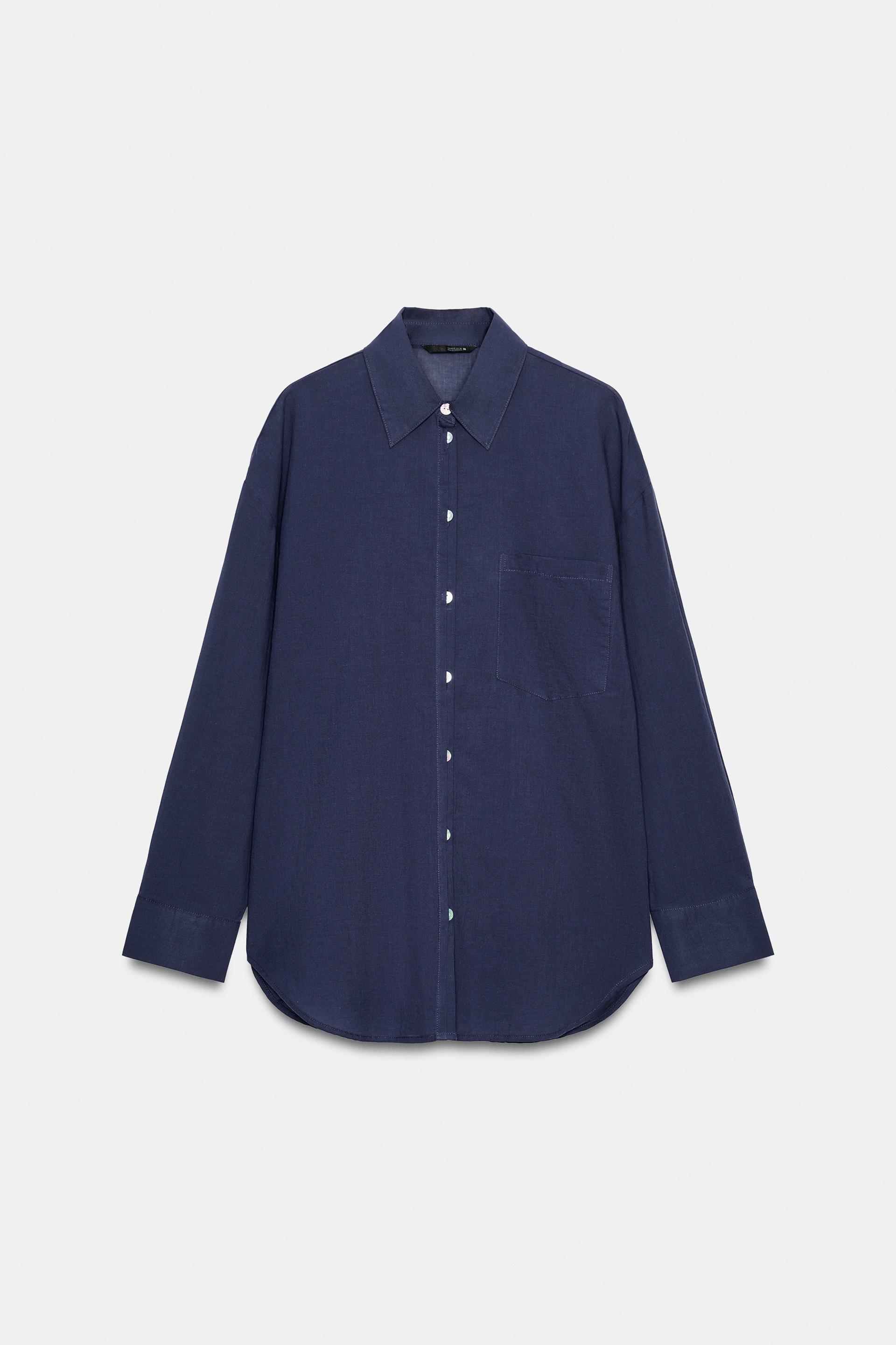 OVERSIZED COTTON SHIRT by ZARA