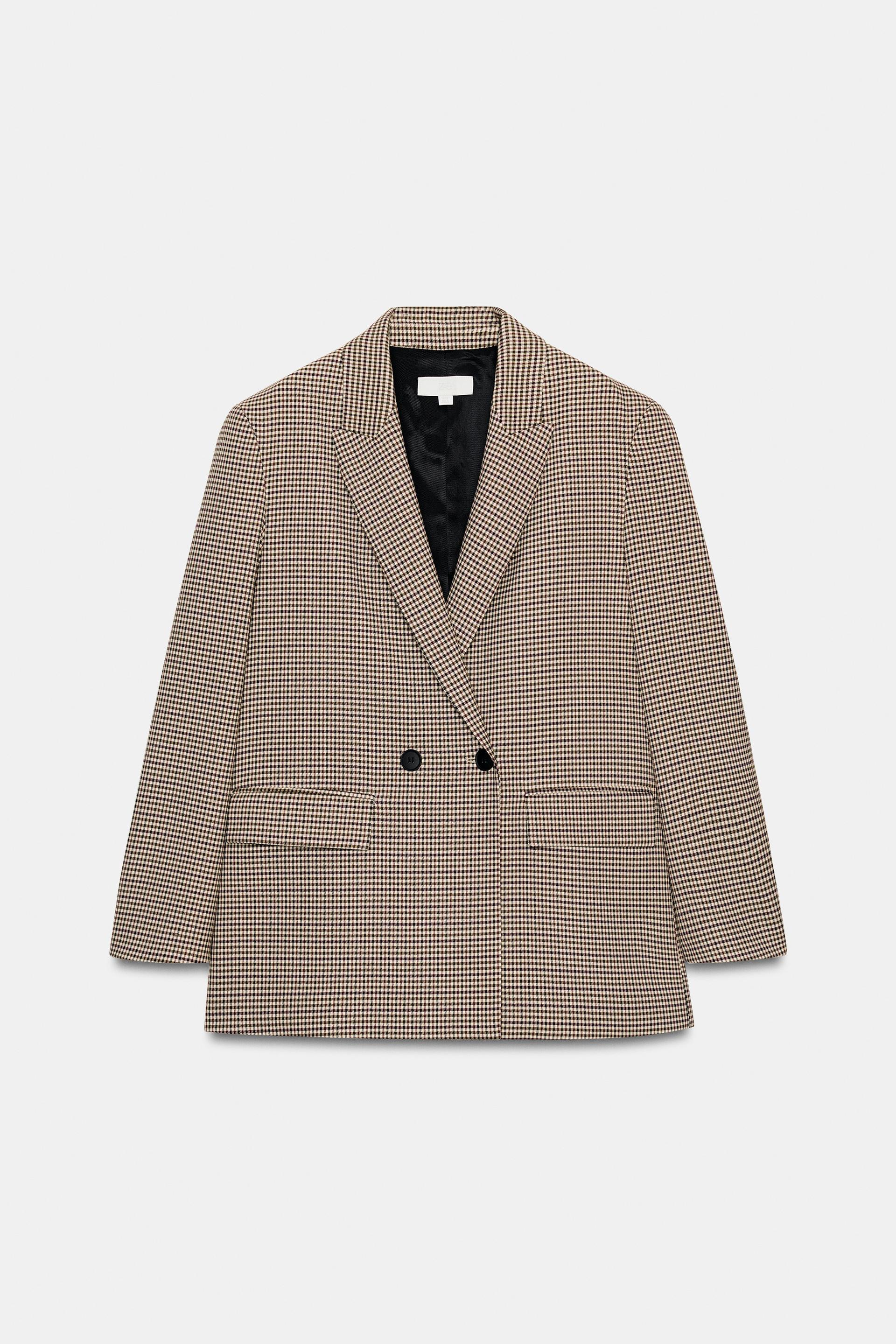 OVERSIZED DOUBLE BREASTED BLAZER by ZARA