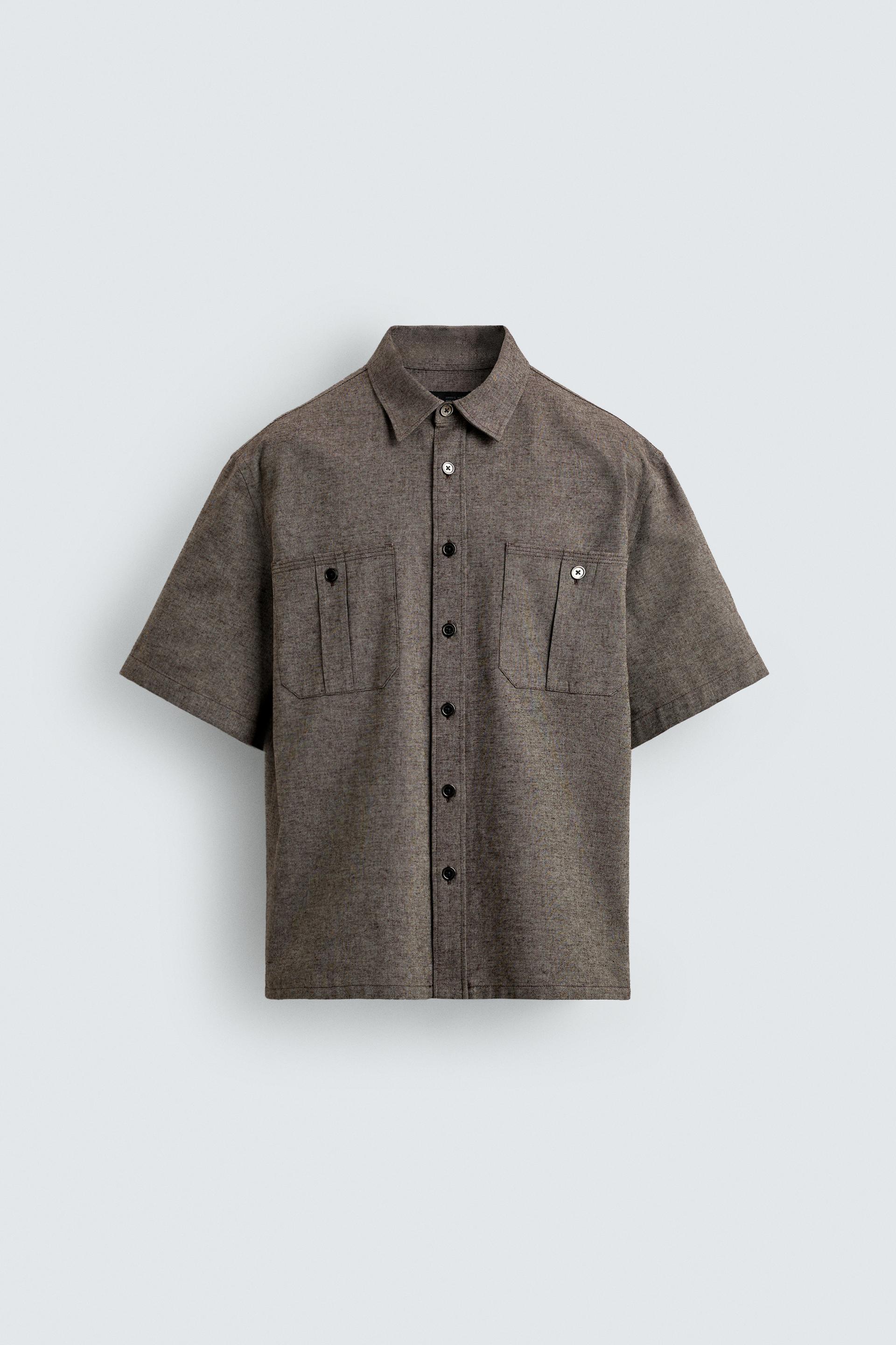 OVERSIZED FIT POCKET SHIRT by ZARA