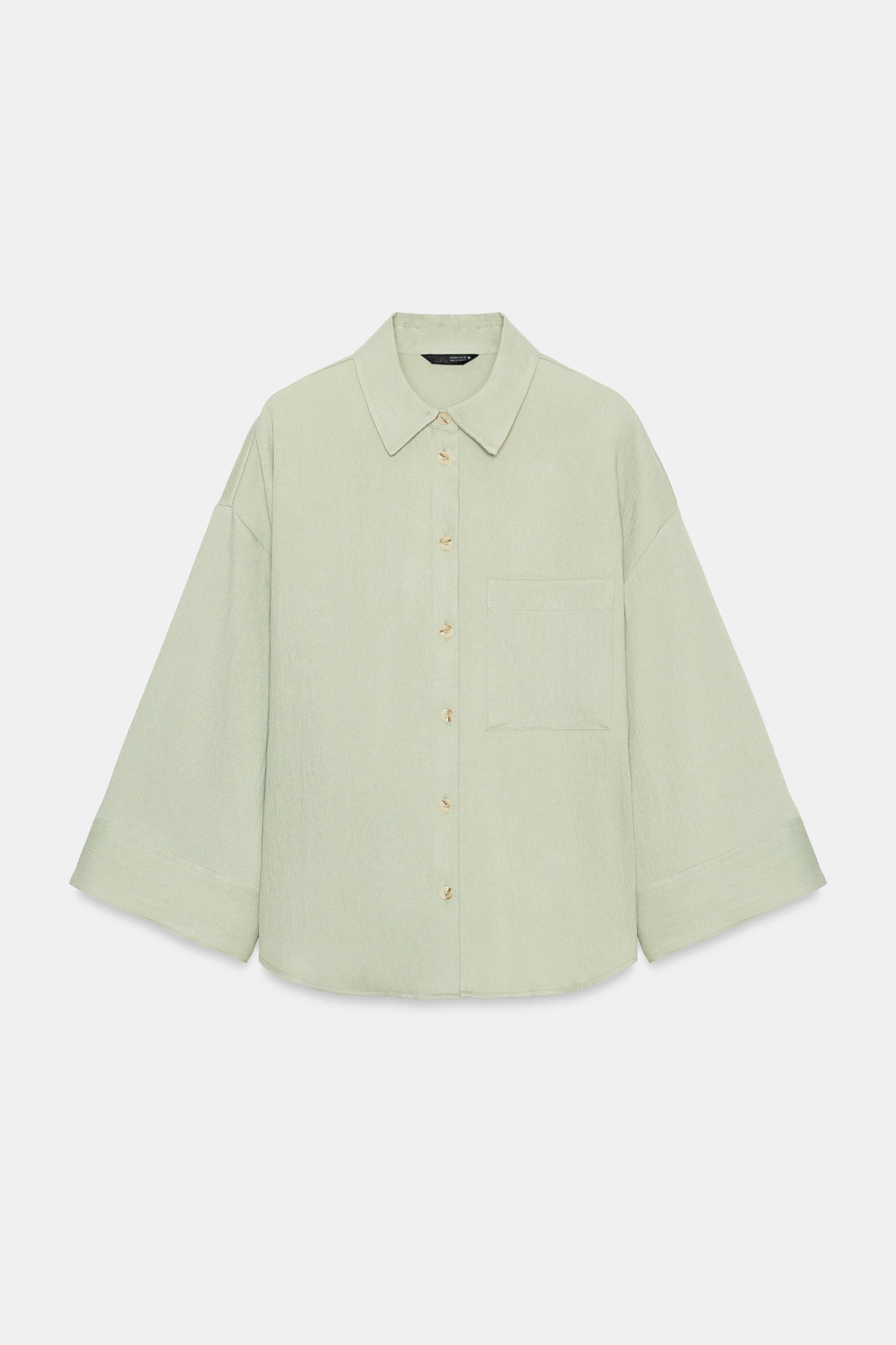 OVERSIZED WIDE SLEEVE SHIRT by ZARA