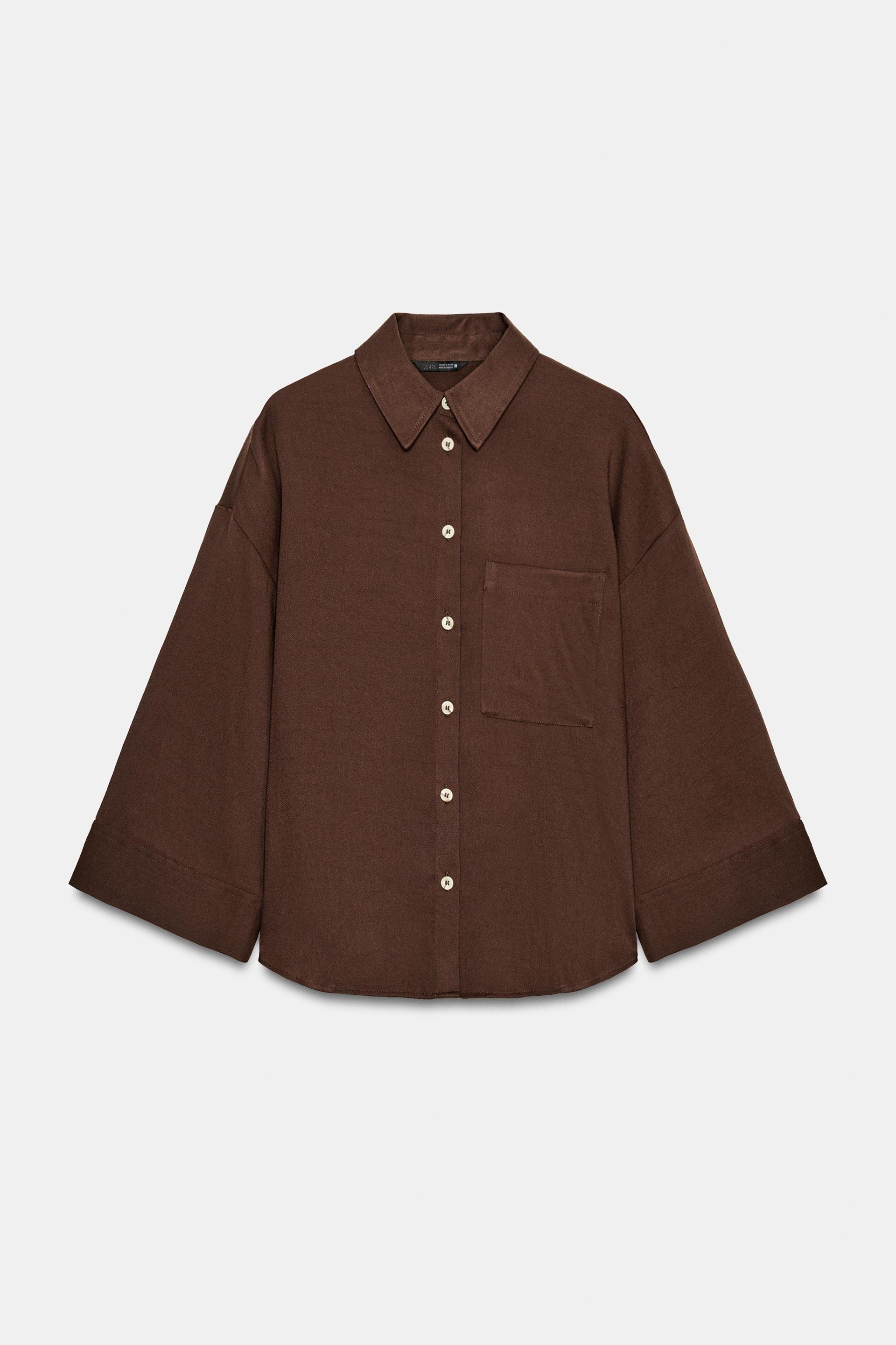 OVERSIZED WIDE SLEEVE SHIRT by ZARA