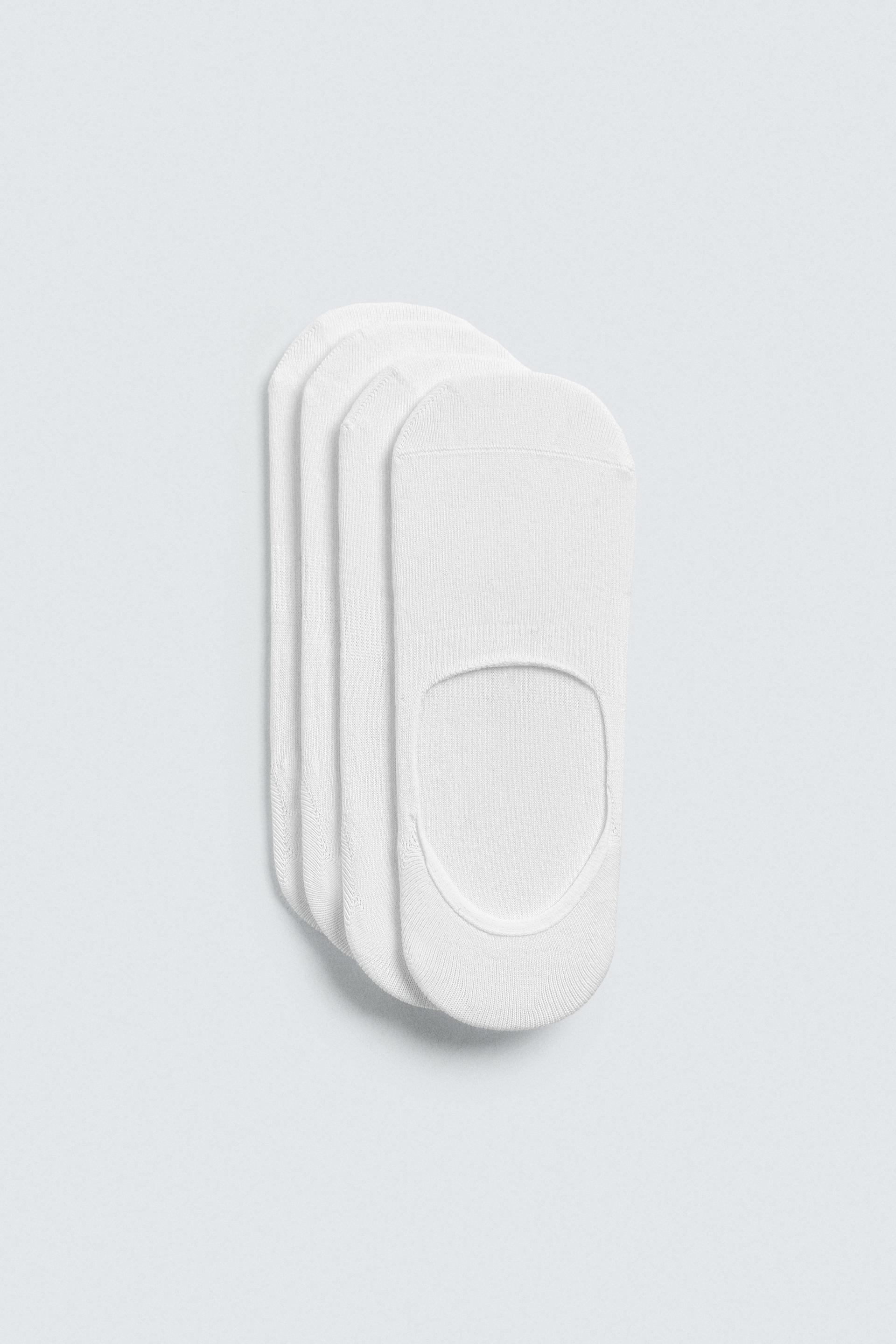 PACK OF 4 INVISIBLE SOCKS by ZARA