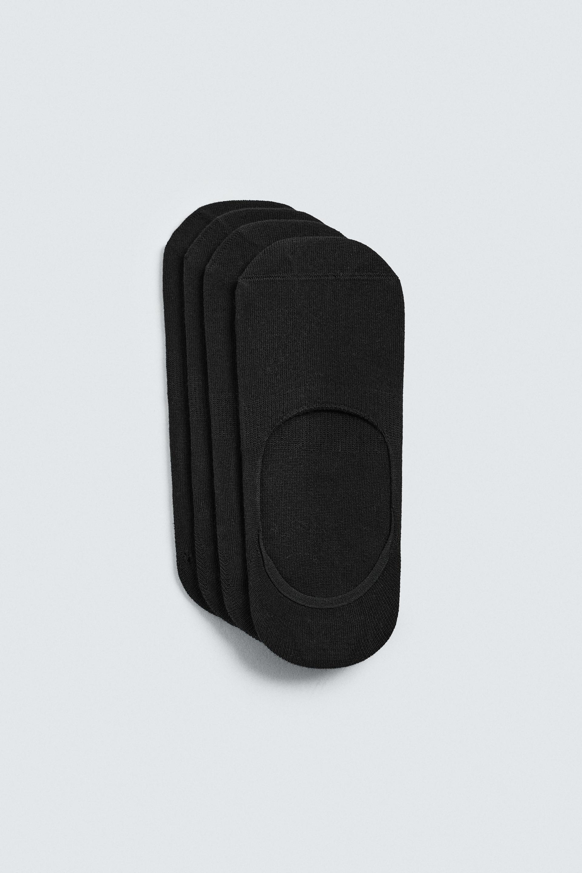 PACK OF 4 INVISIBLE SOCKS by ZARA