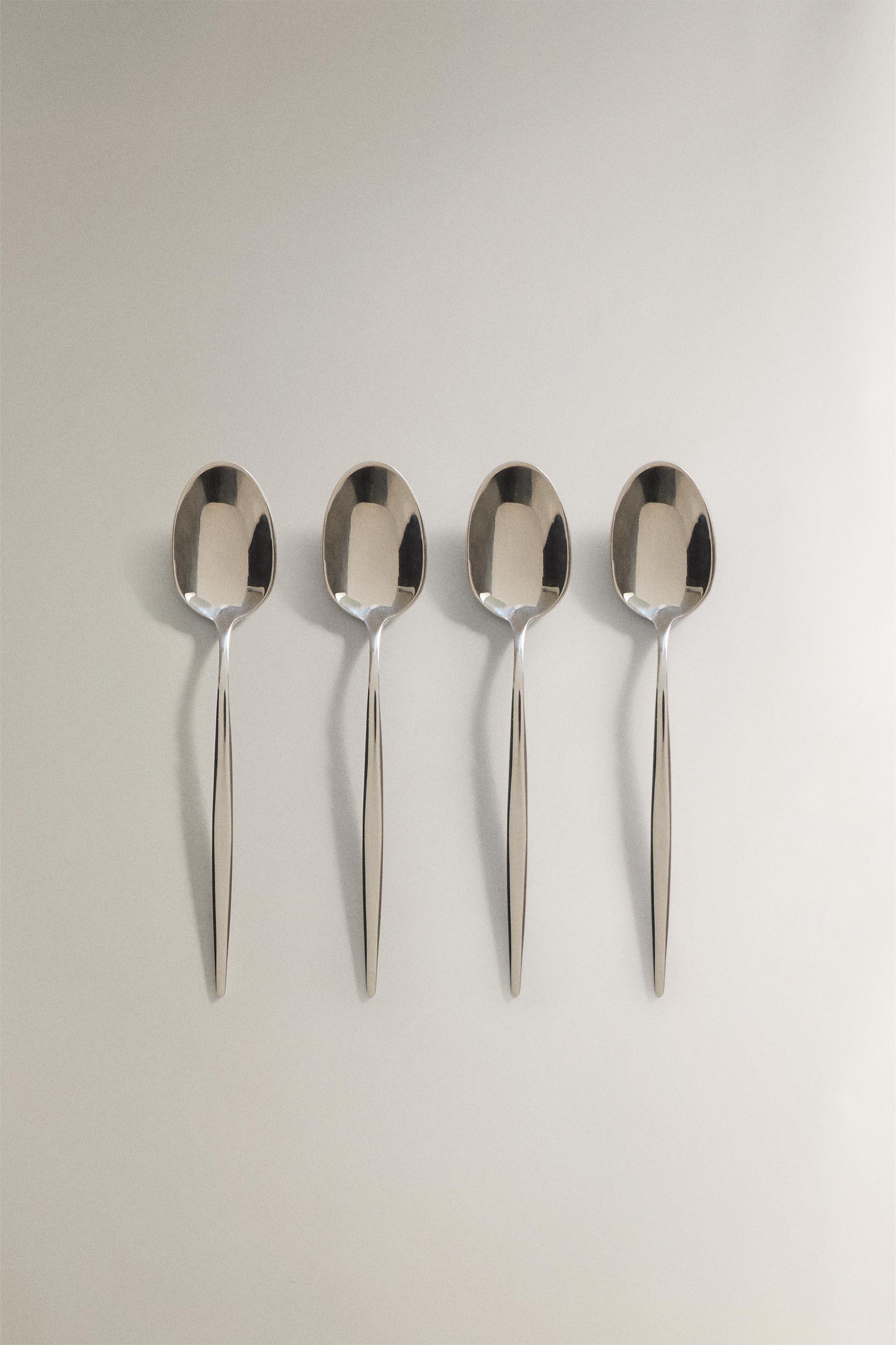 PACK OF COFFEE SPOONS WITH THIN HANDLES (PACK OF 4) by ZARA