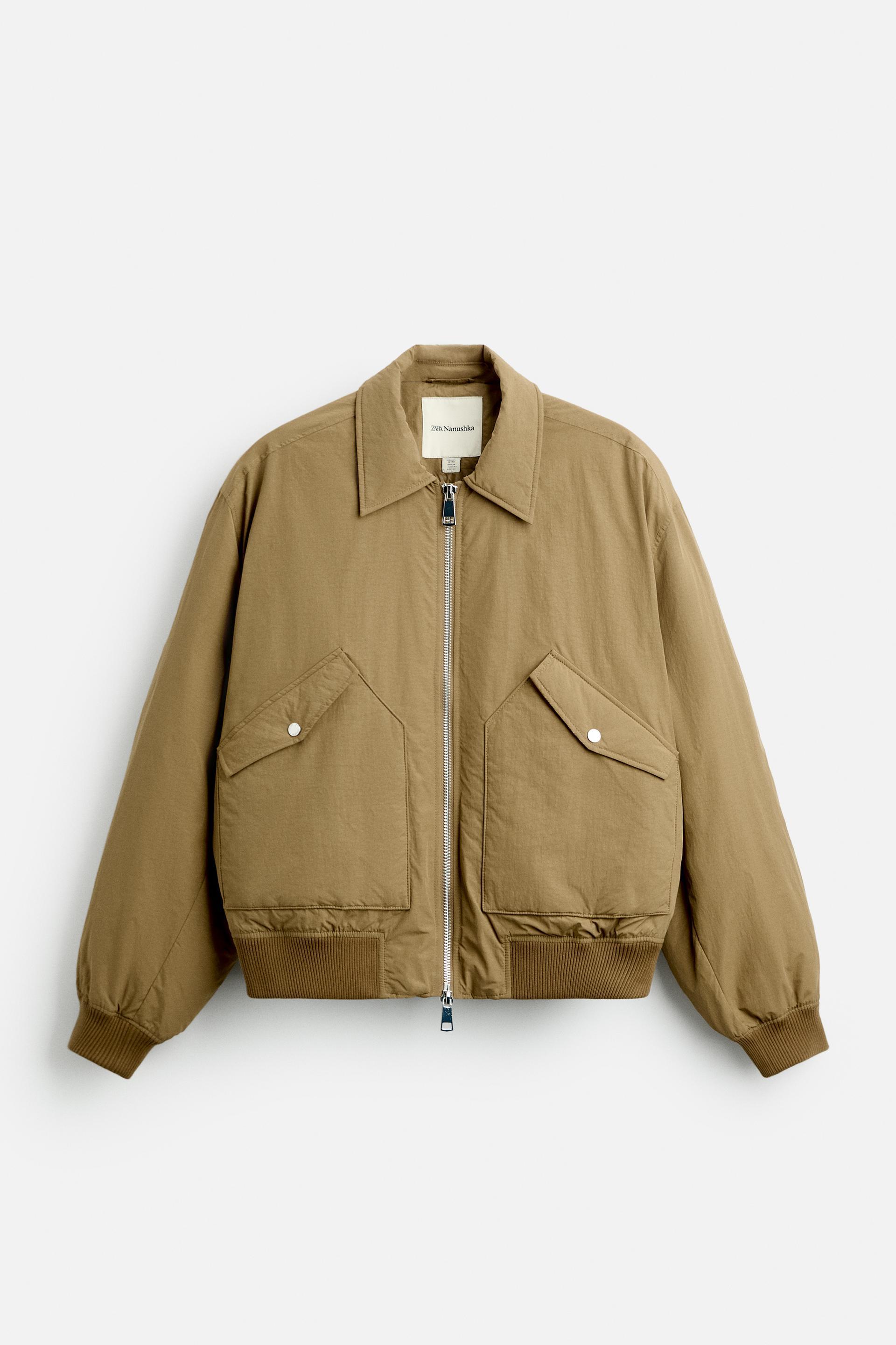 ZARA × Nanushka ボンバー ジャケット PADDED BOMBER JACKET X NANUSHKA by ZARA | jellibeans