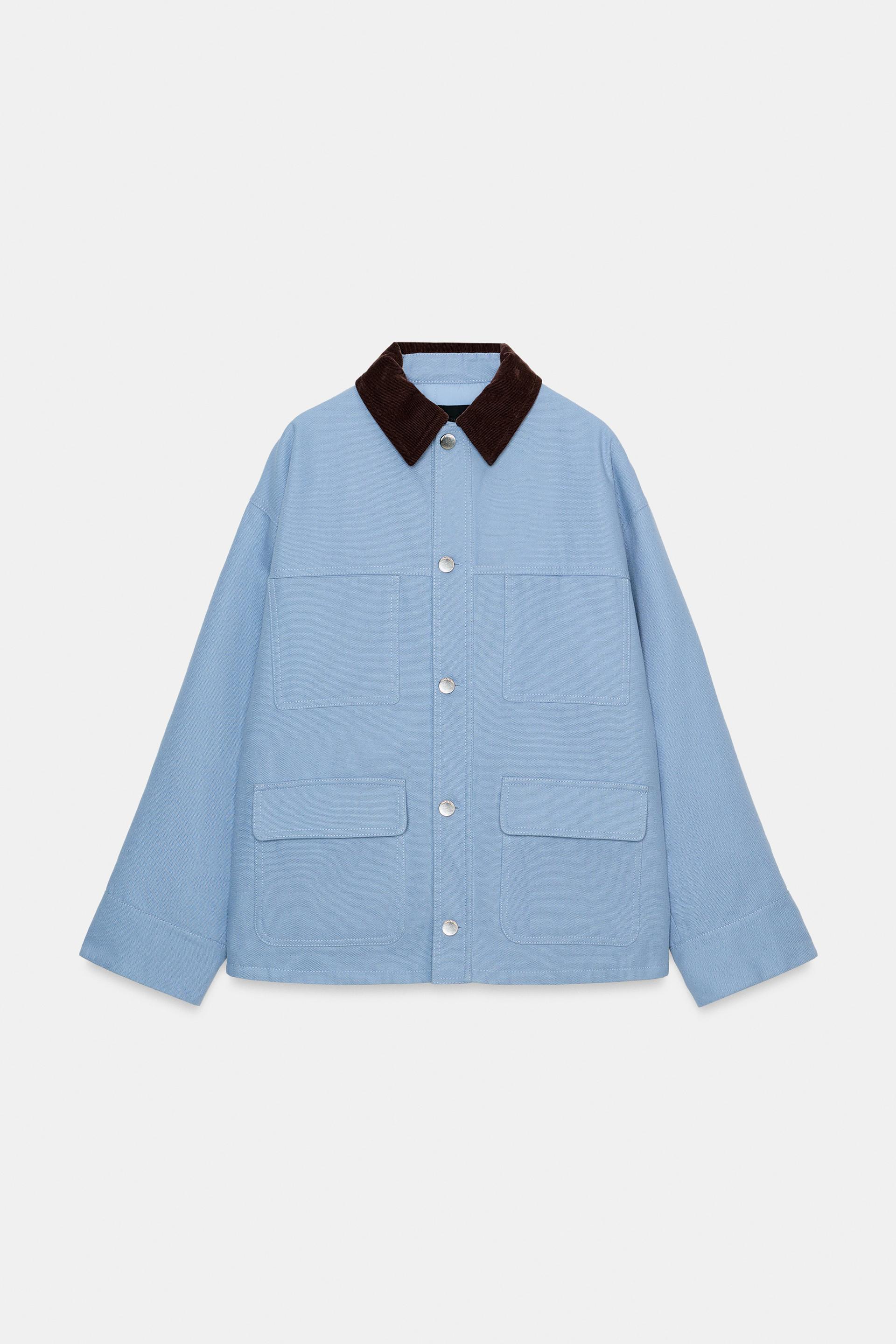 PADDED COMBINATION COLLAR JACKET by ZARA