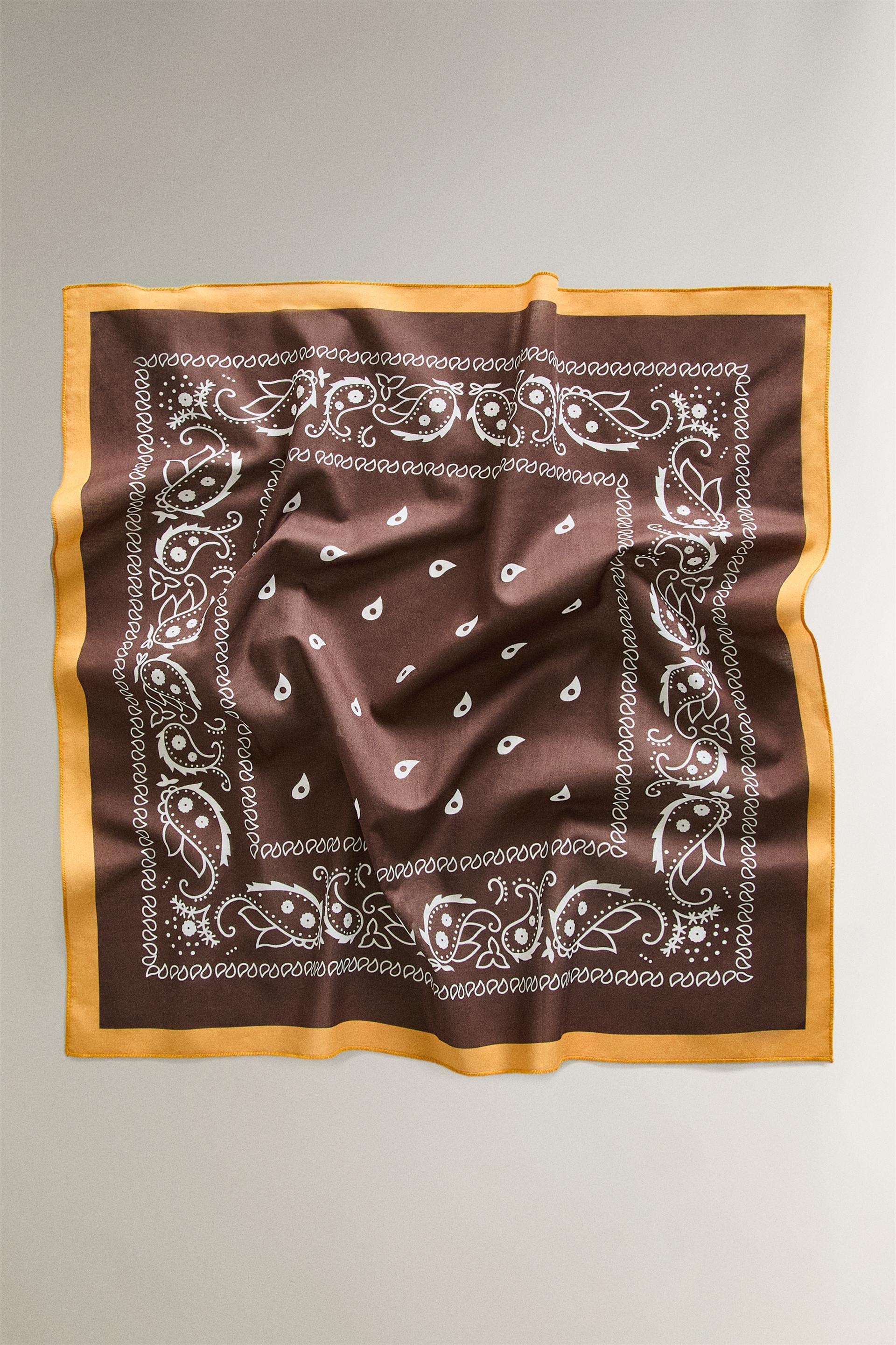 PAISLEY COTTON PET BANDANA by ZARA