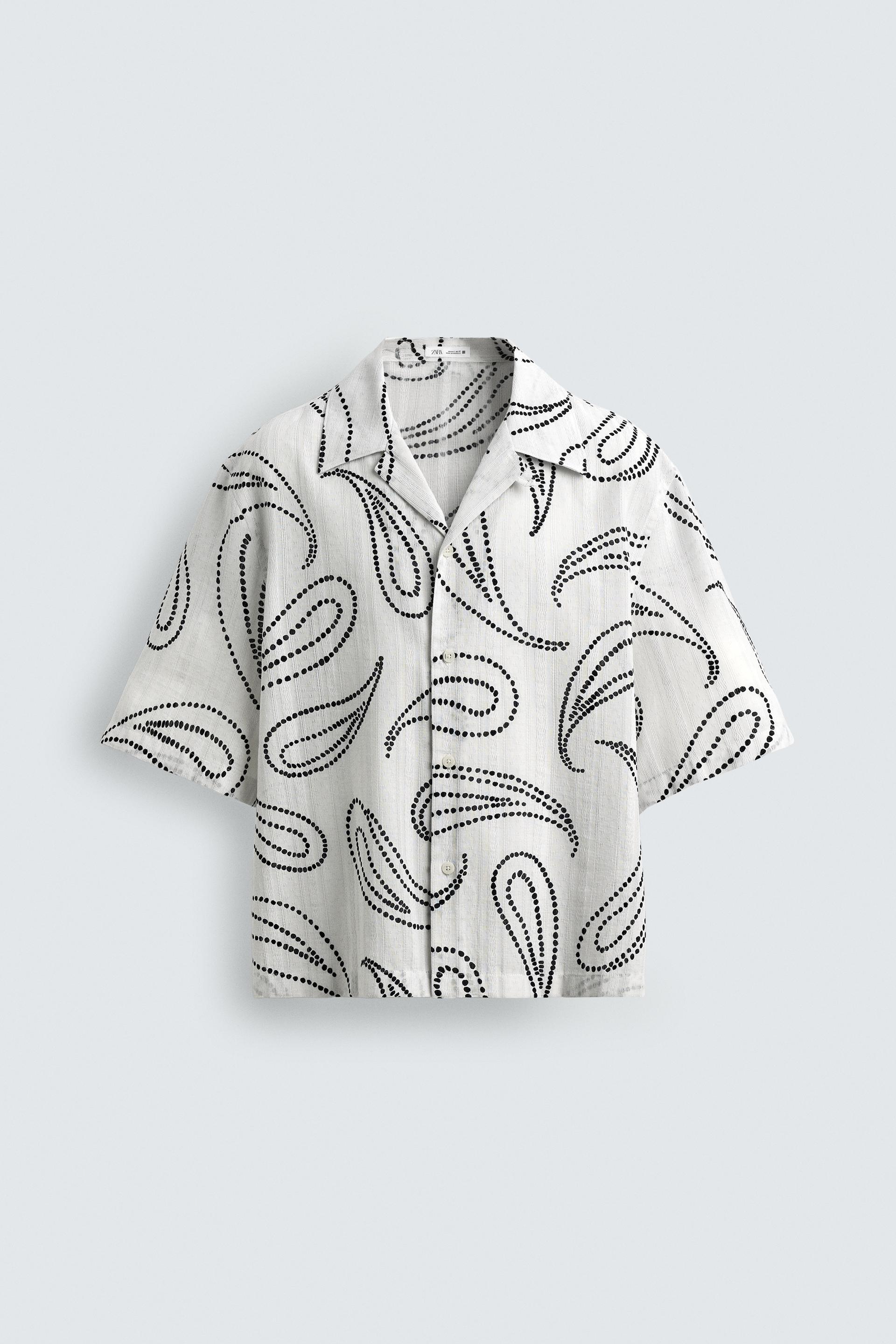 PAISLEY JACQUARD SHIRT by ZARA