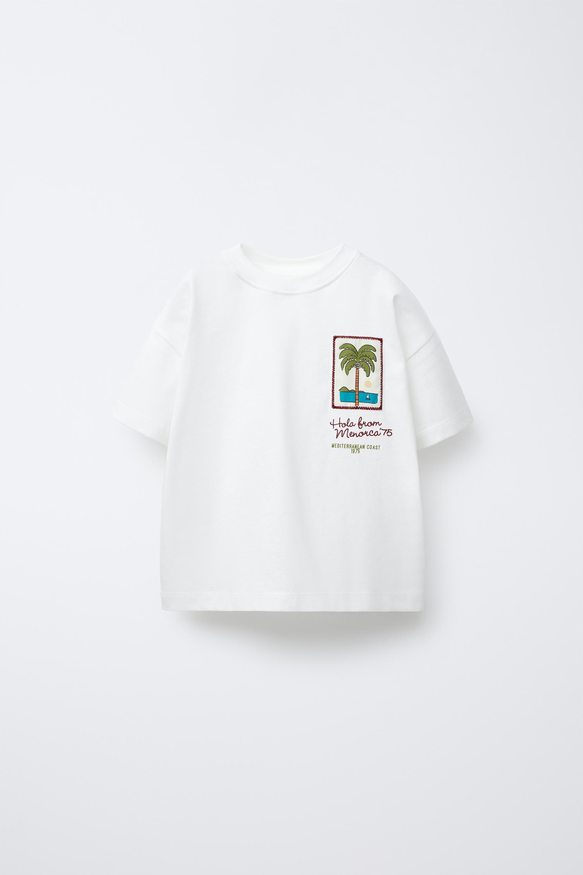PALM TREE PATCH T-SHIRT by ZARA