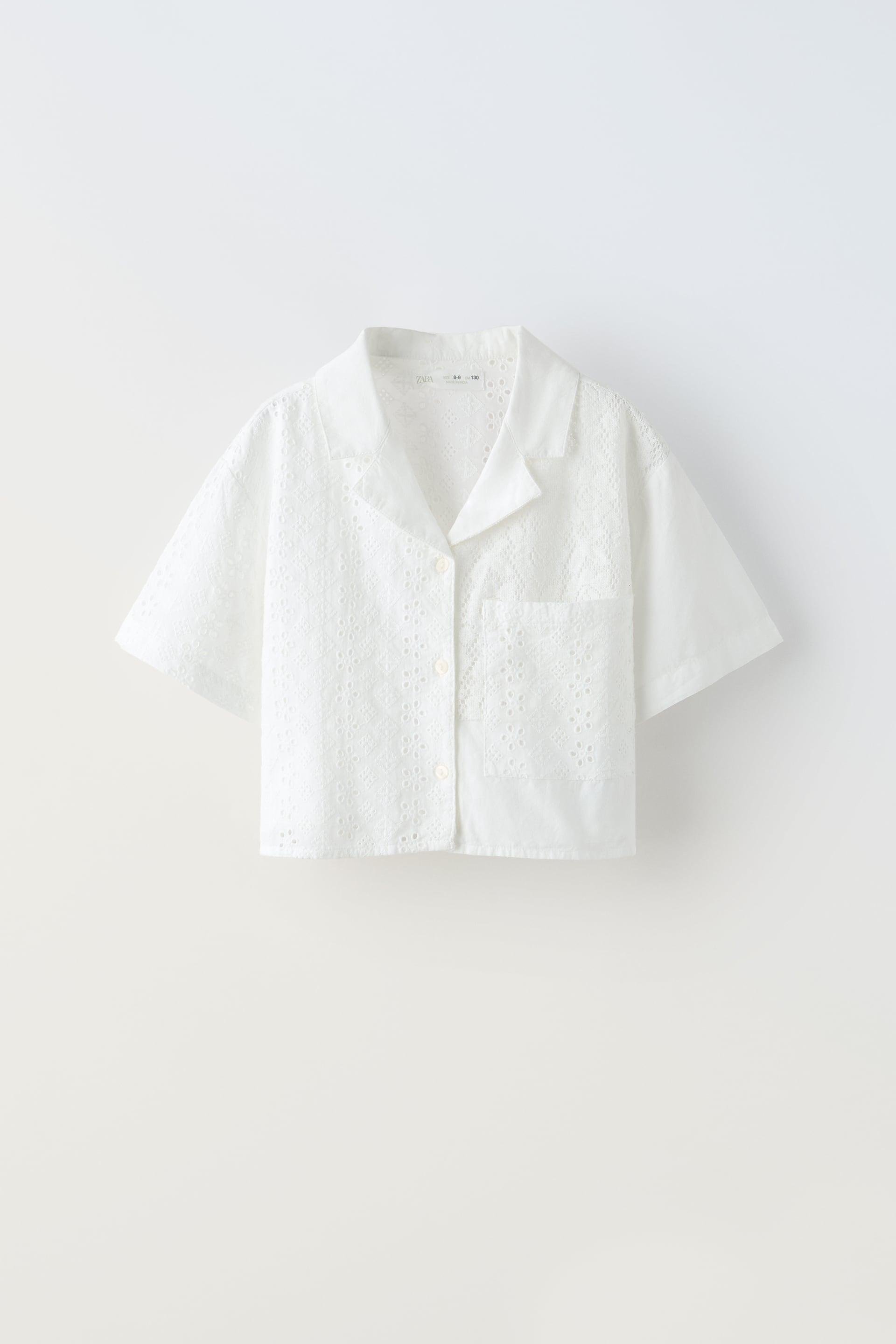 PATCHWORK EMBROIDERED SHIRT by ZARA