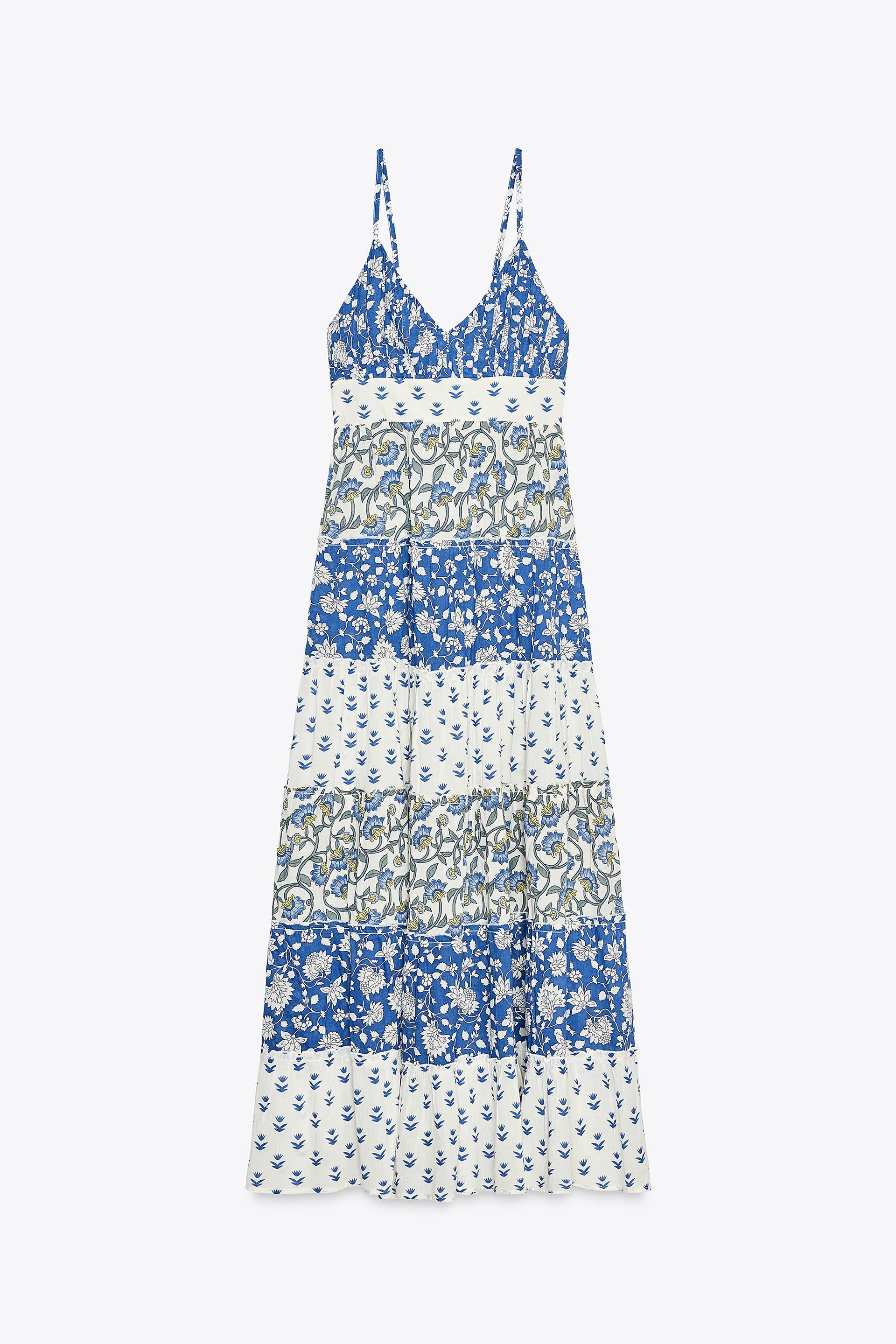 PATCHWORK PRINT PANEL DRESS by ZARA
