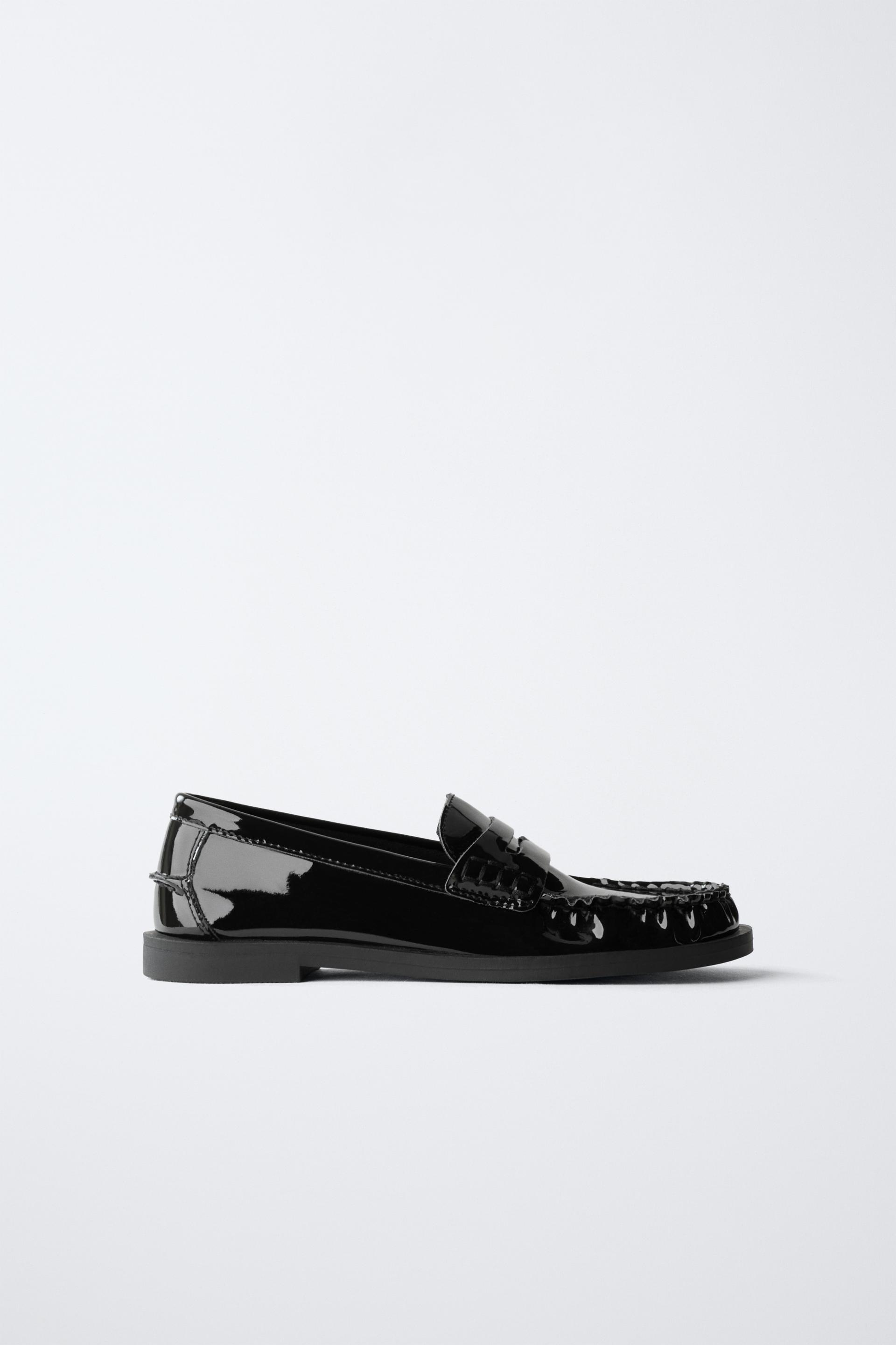 PATENT LEATHER LOAFERS by ZARA