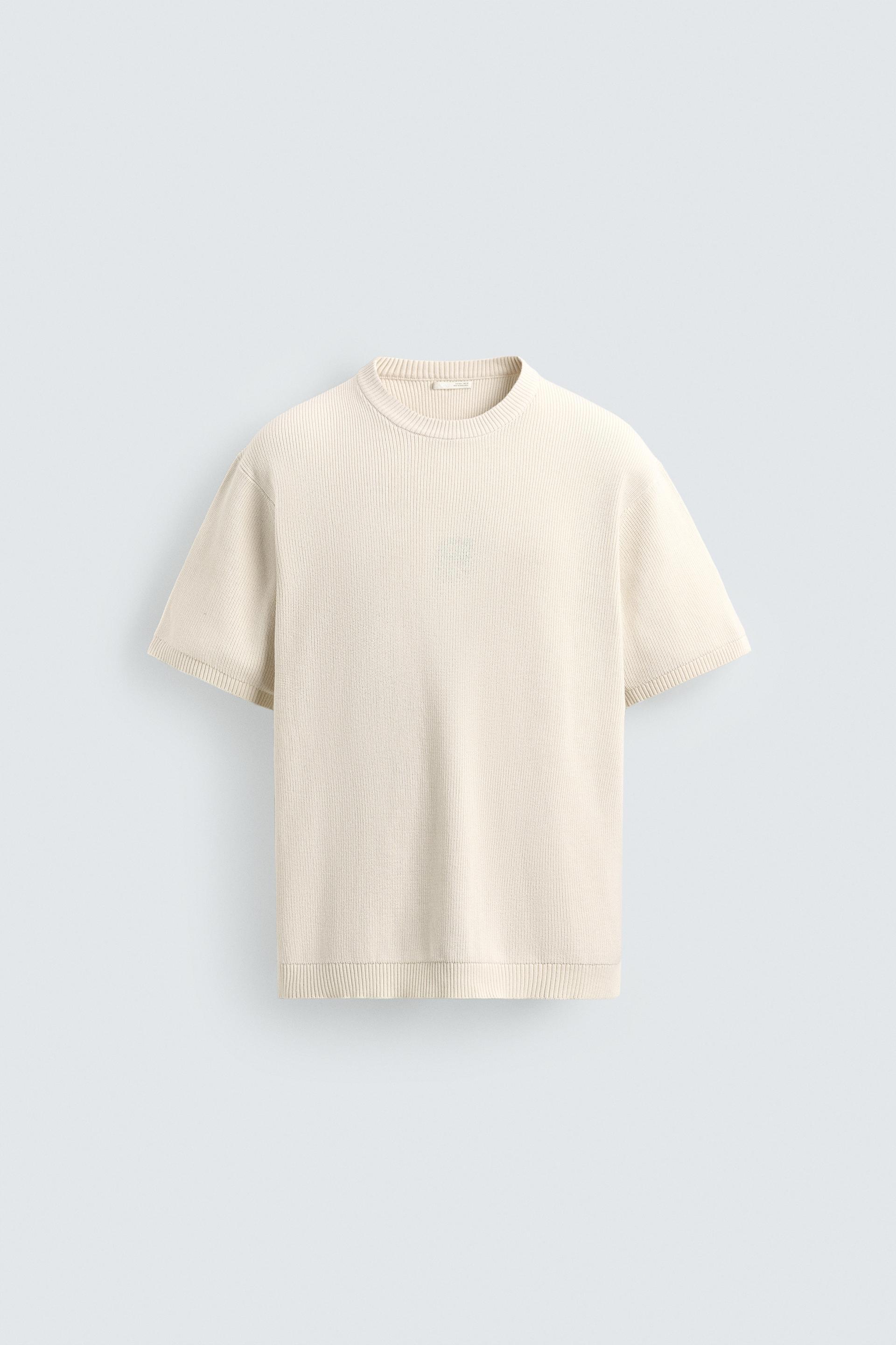 PEARL KNIT T-SHIRT by ZARA