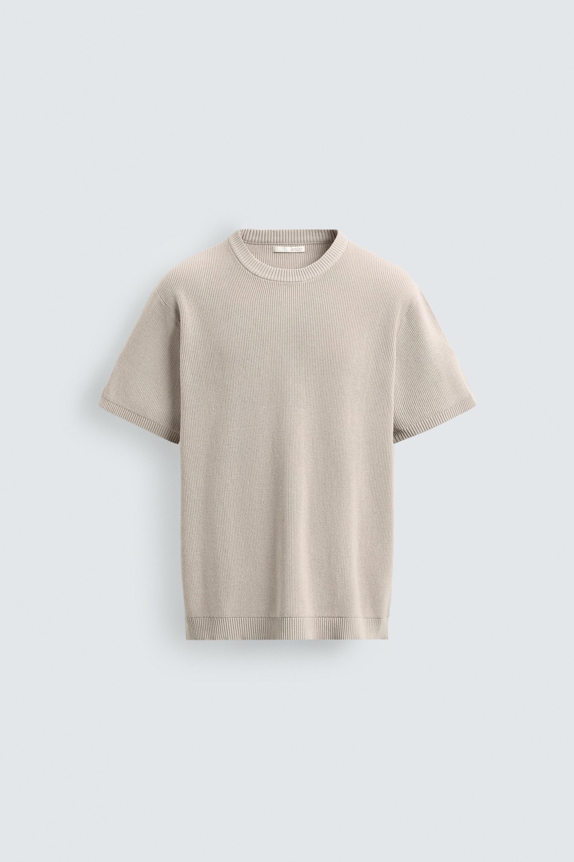 PEARL KNIT T-SHIRT by ZARA