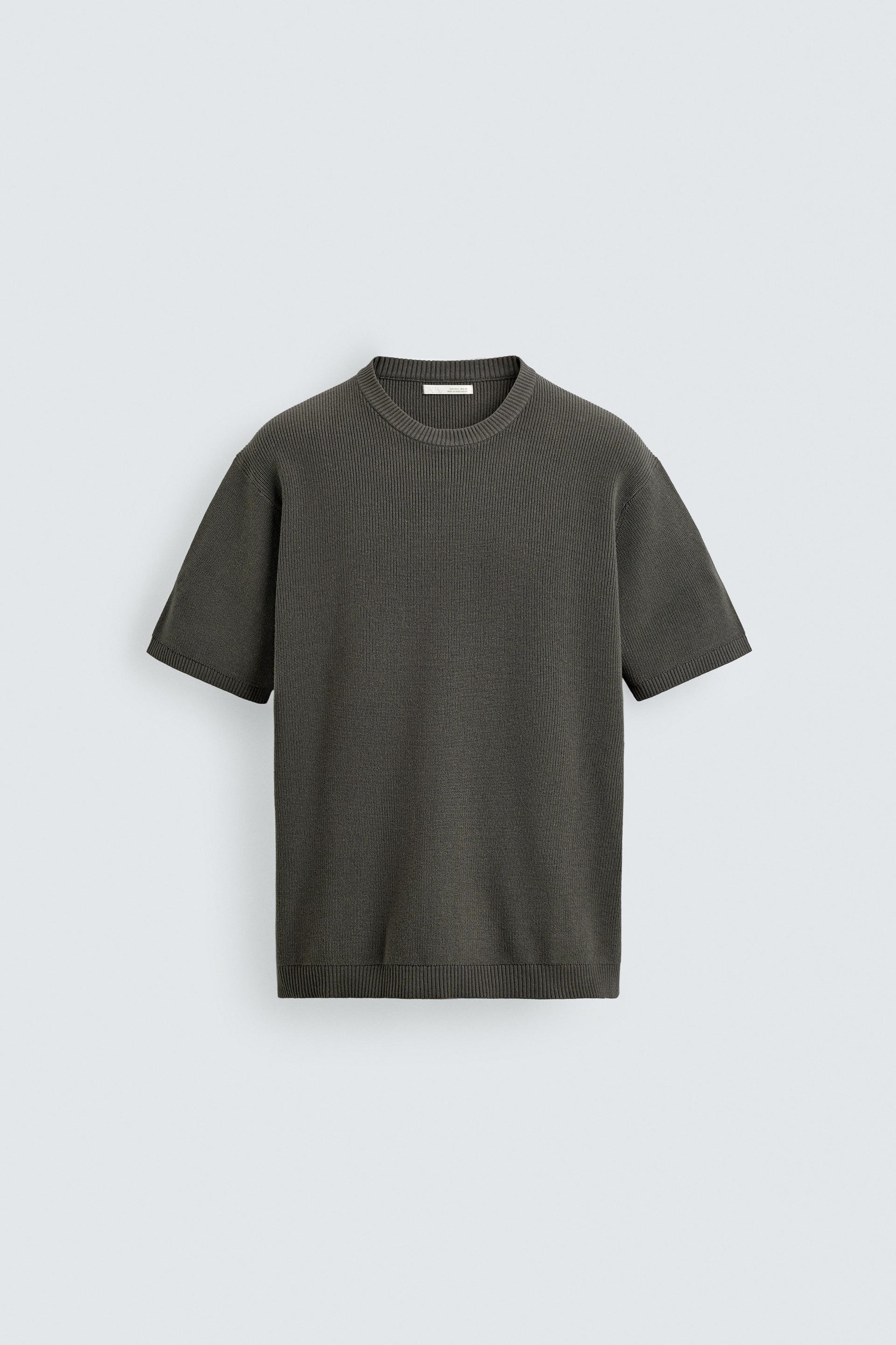PEARL KNIT T-SHIRT by ZARA
