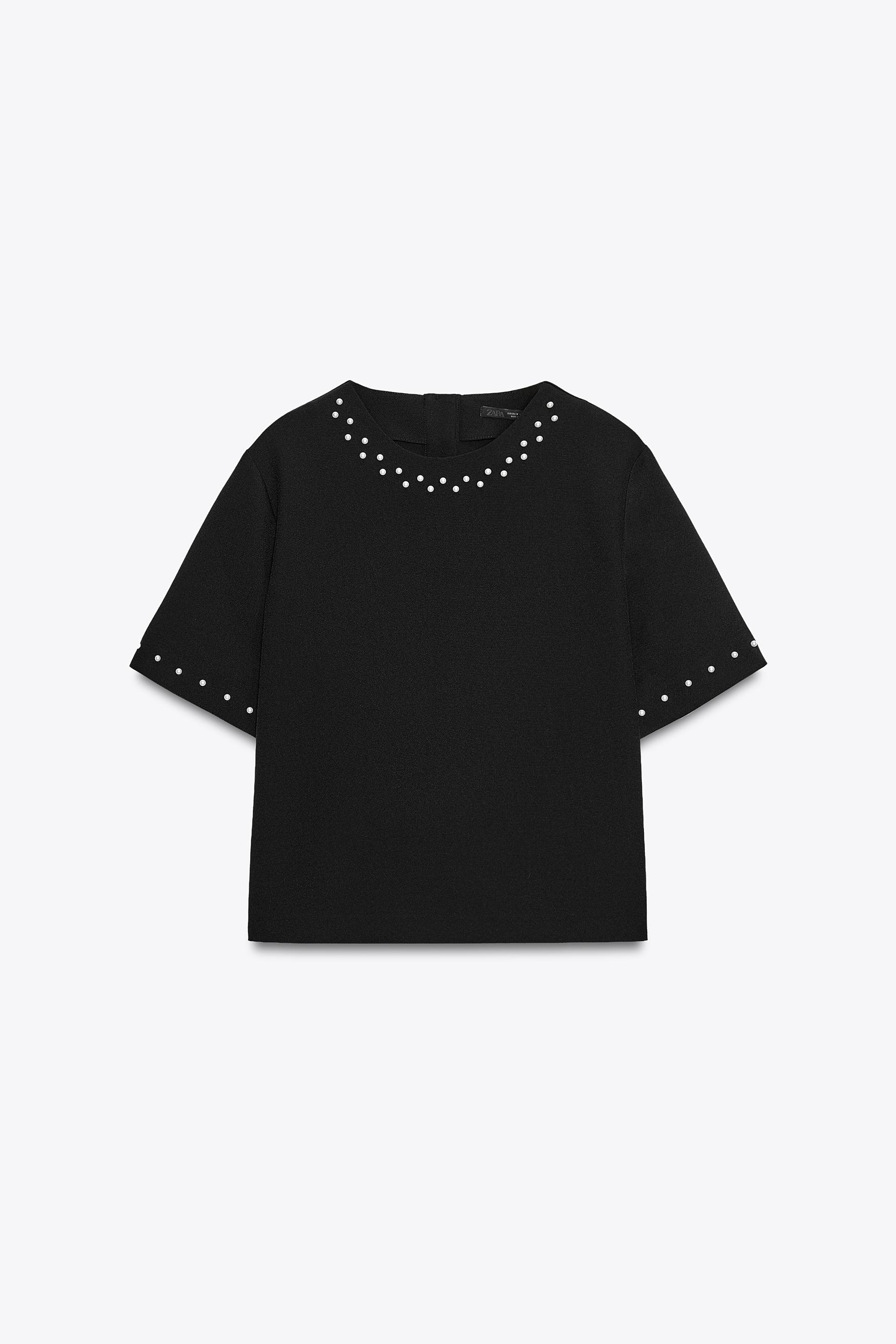 PEARL TOP by ZARA