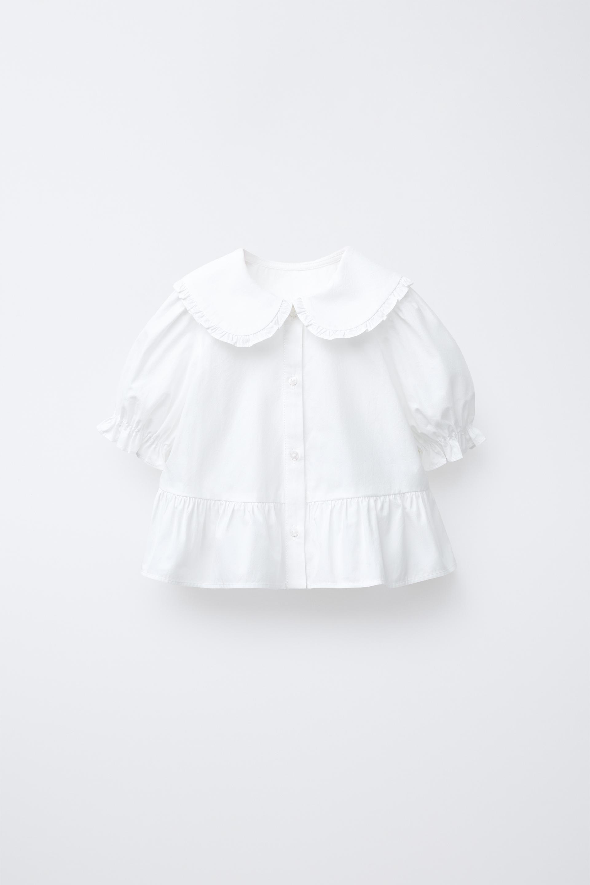 PETER PAN COLLAR SHIRT by ZARA