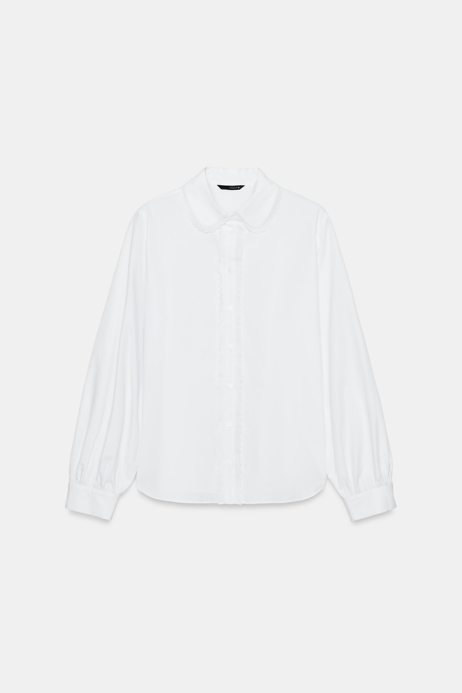 PETER PAN COLLAR SHIRT by ZARA