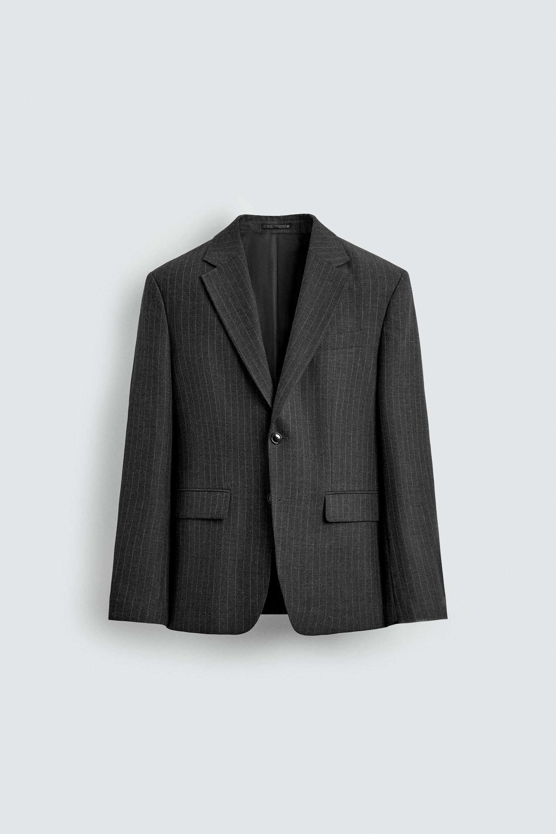 PINSTRIPE SUIT BLAZER by ZARA
