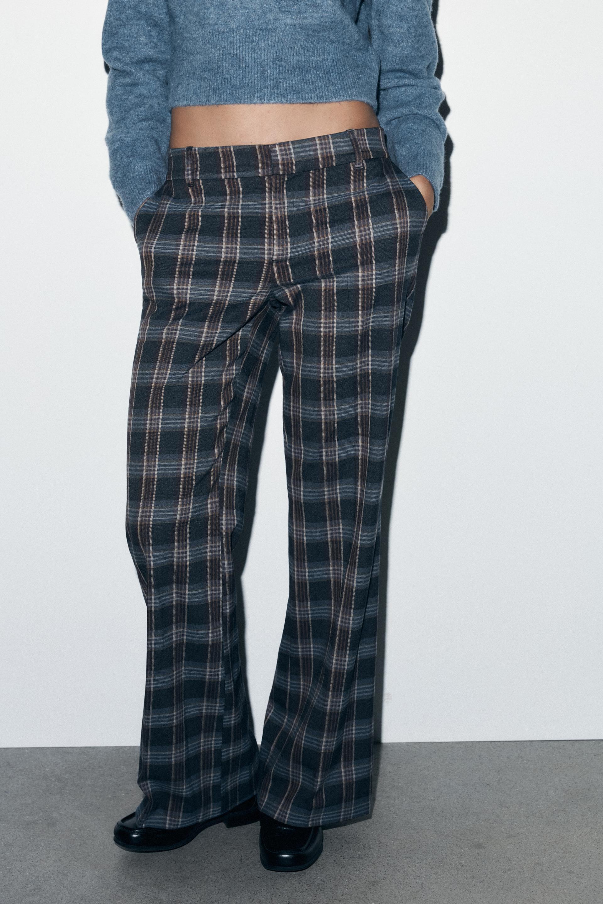 PLAID PANTS by ZARA