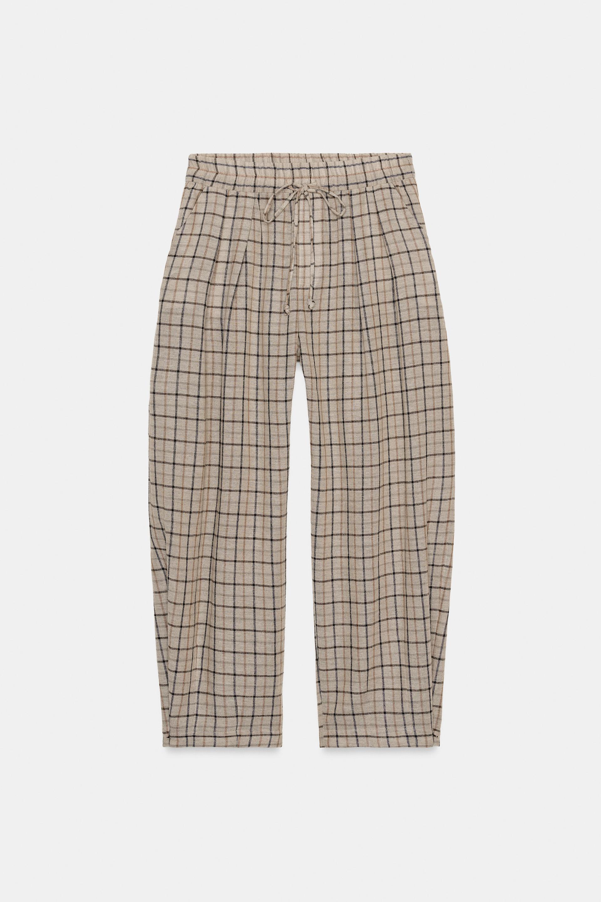 PLAID PANTS ZW COLLECTION by ZARA
