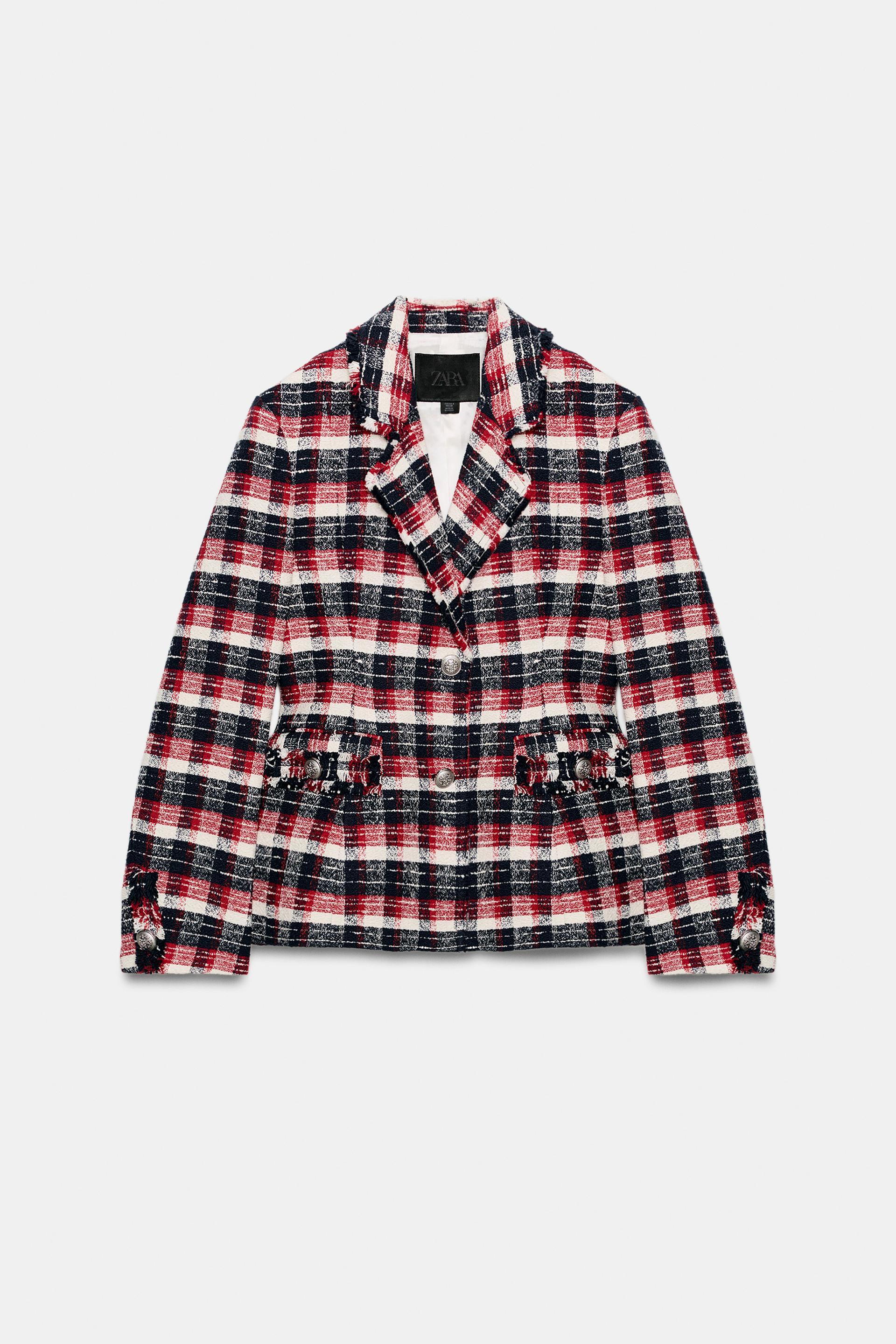 PLAID PEPLUM BLAZER ZW COLLECTION by ZARA