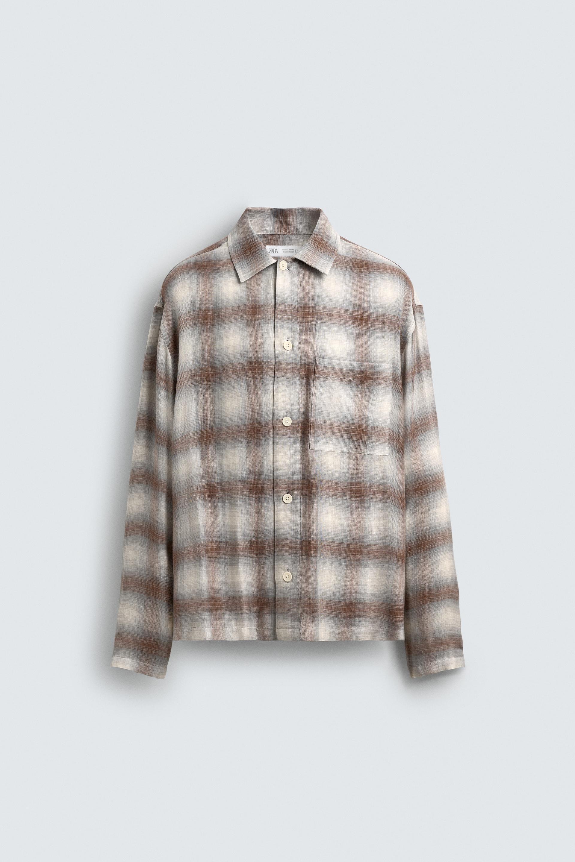 PLAID POCKET SHIRT by ZARA