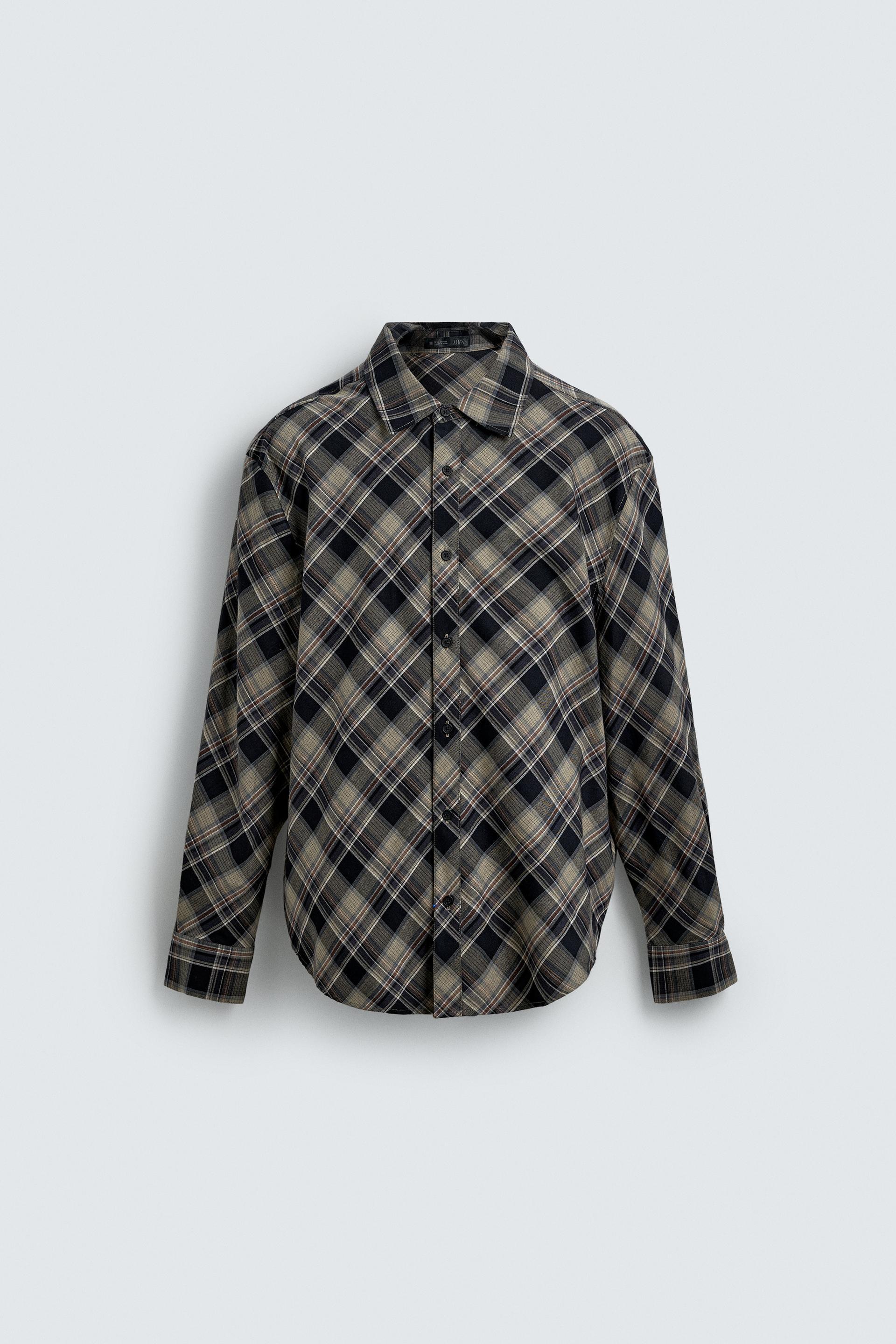 PLAID SHIRT by ZARA