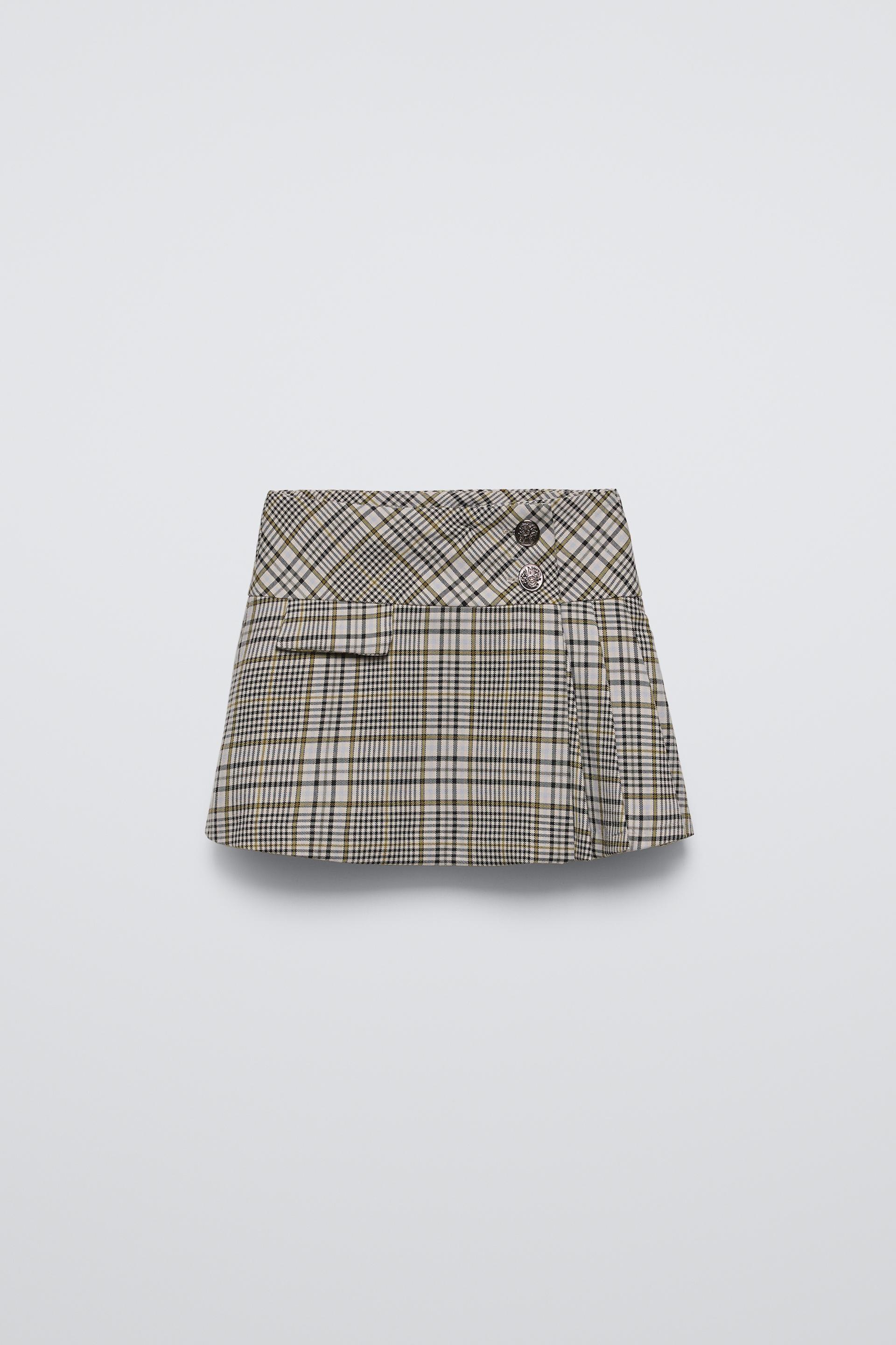 PLAID SKIRT by ZARA