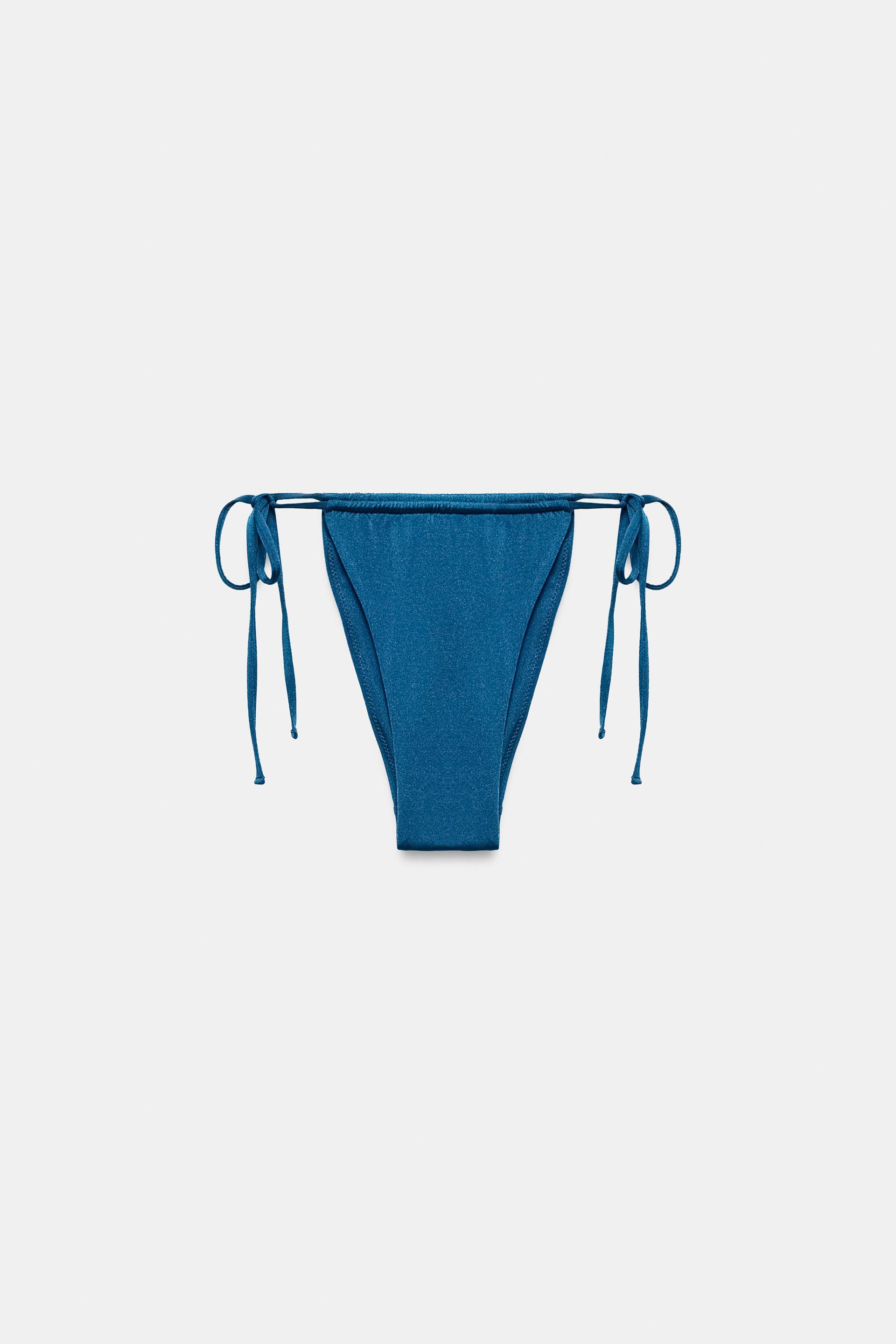 PLAIN BIKINI BOTTOMS WITH TIES by ZARA