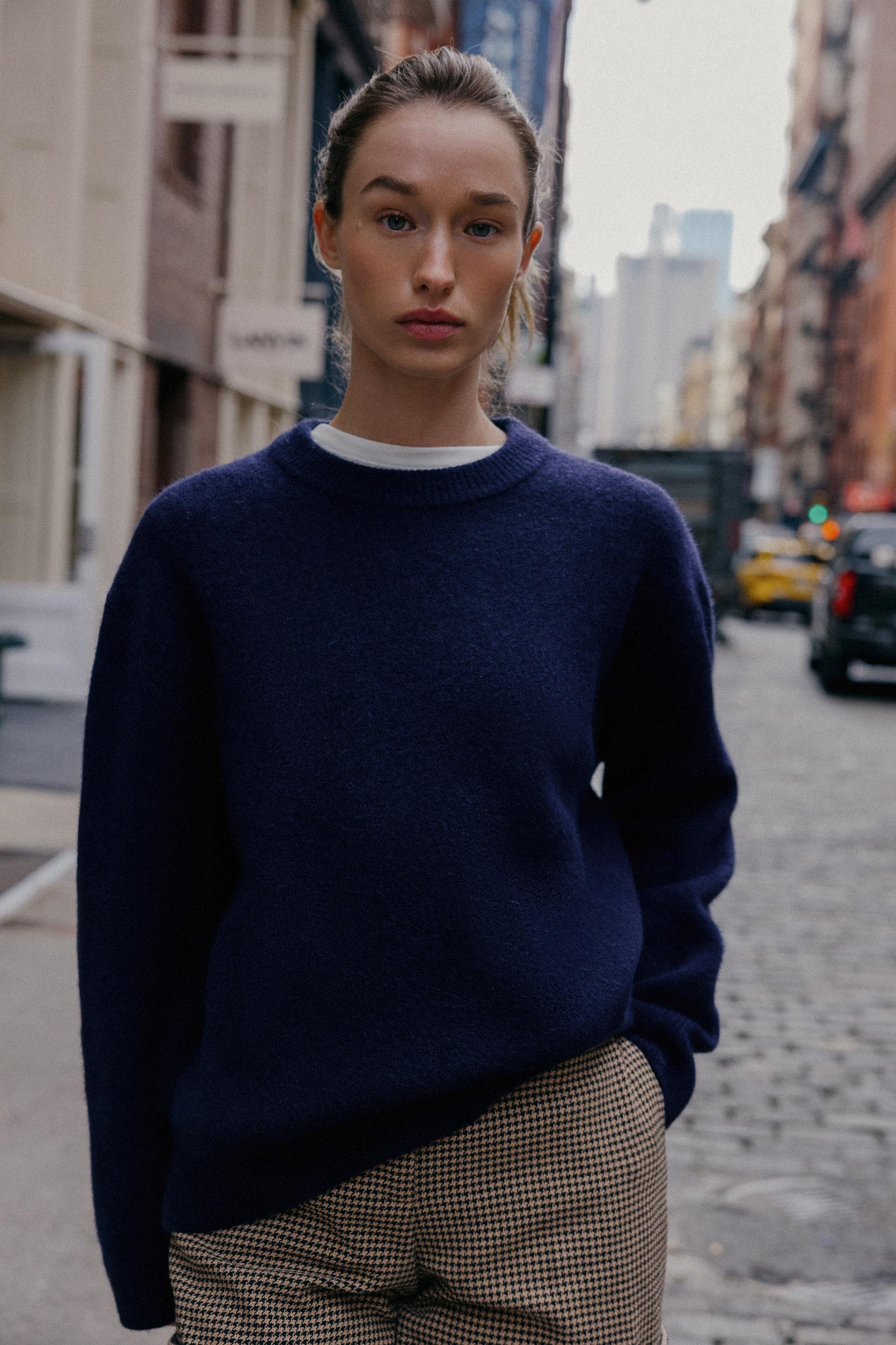 PLAIN KNIT JUMPER by ZARA