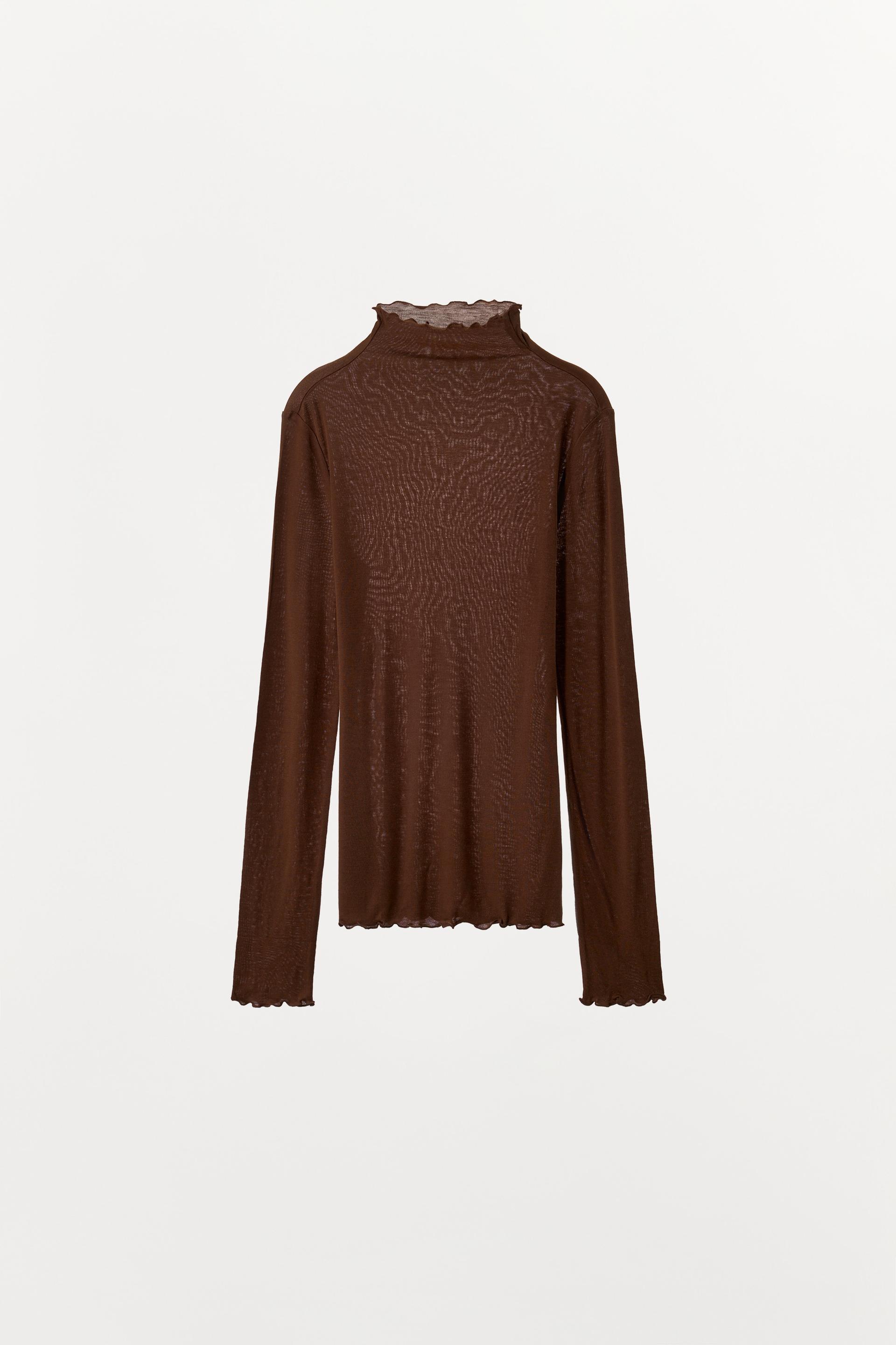PLAIN T-SHIRT WITH LYOCELL by ZARA