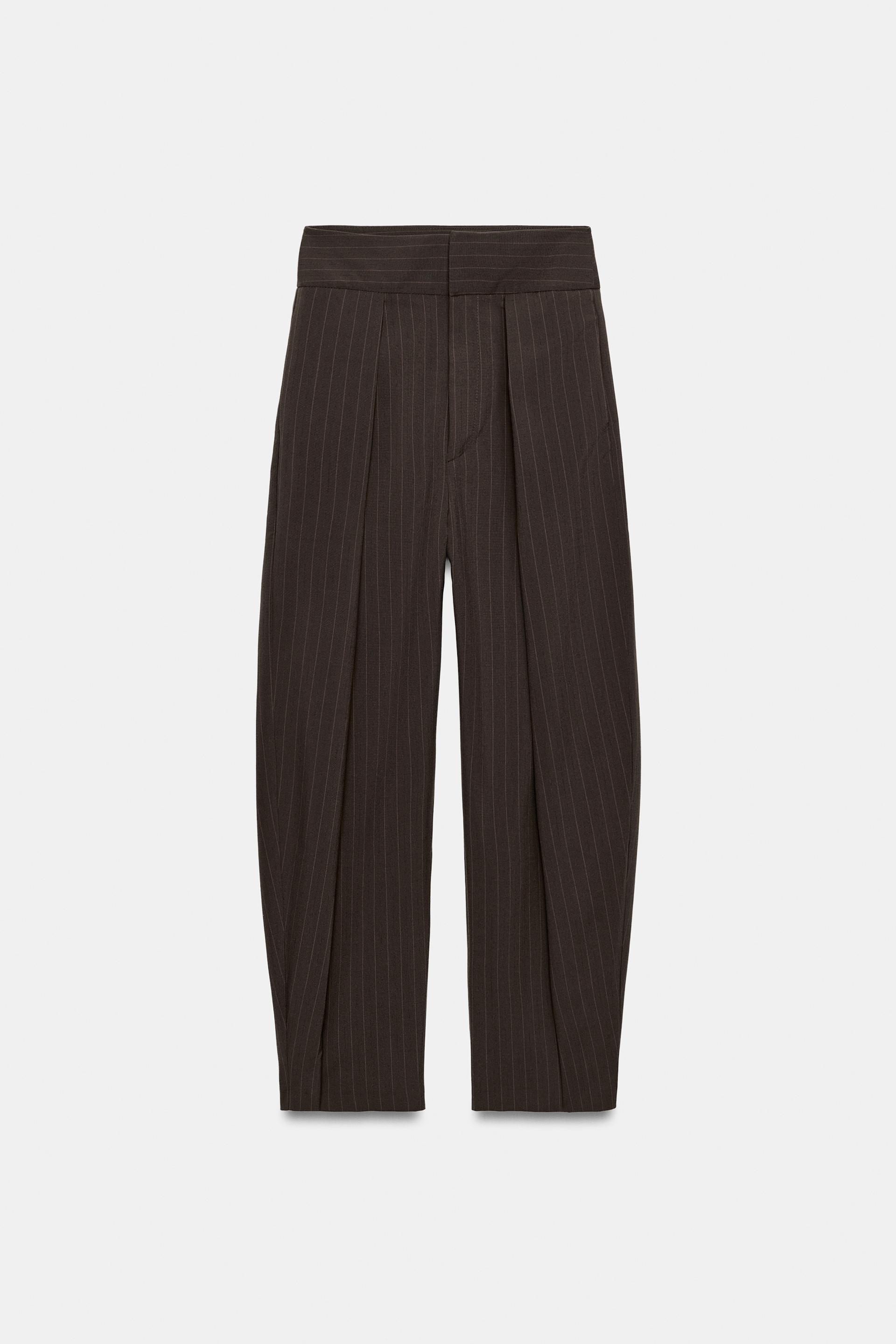 PLEATED BALLOON PANTS by ZARA