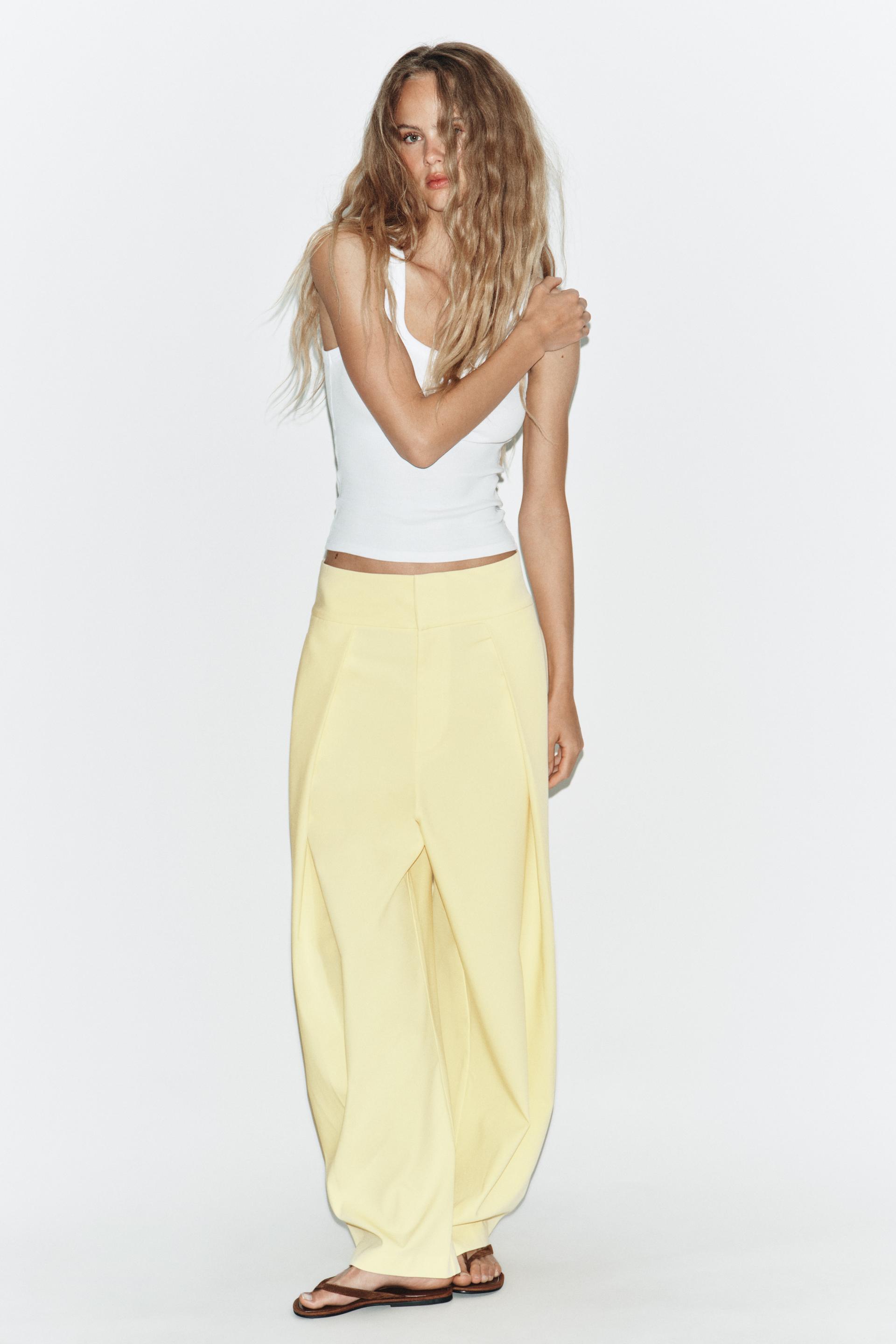 PLEATED BALLOON PANTS by ZARA