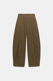 PLEATED BALLOON PANTS by ZARA