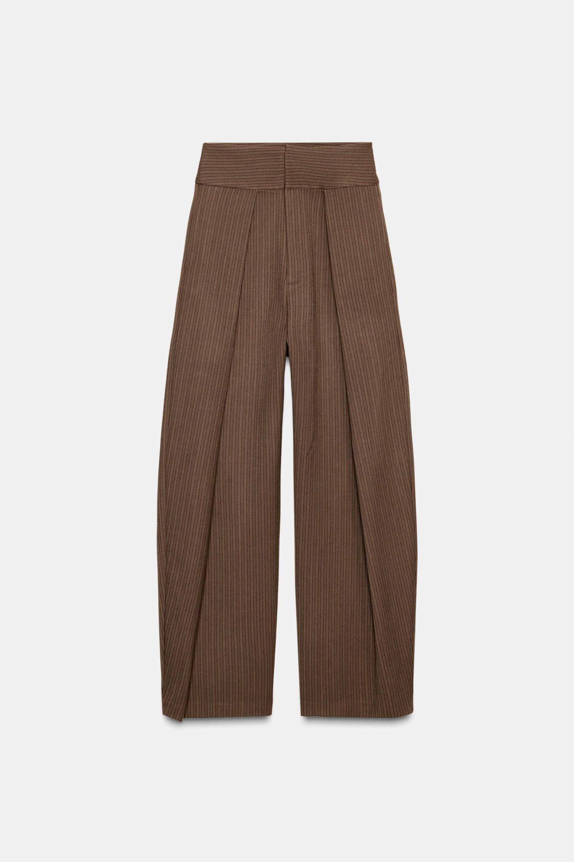 PLEATED BALLOON PANTS by ZARA