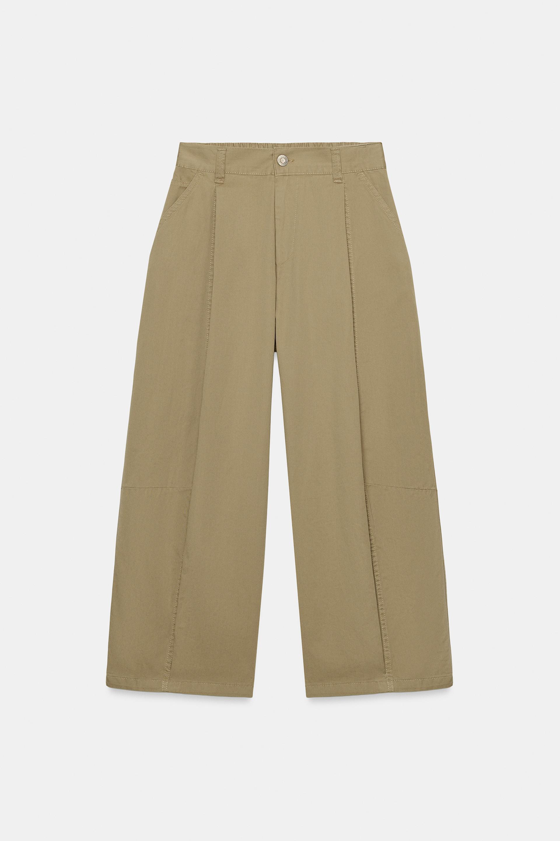 PLEATED BALLOON PANTS by ZARA
