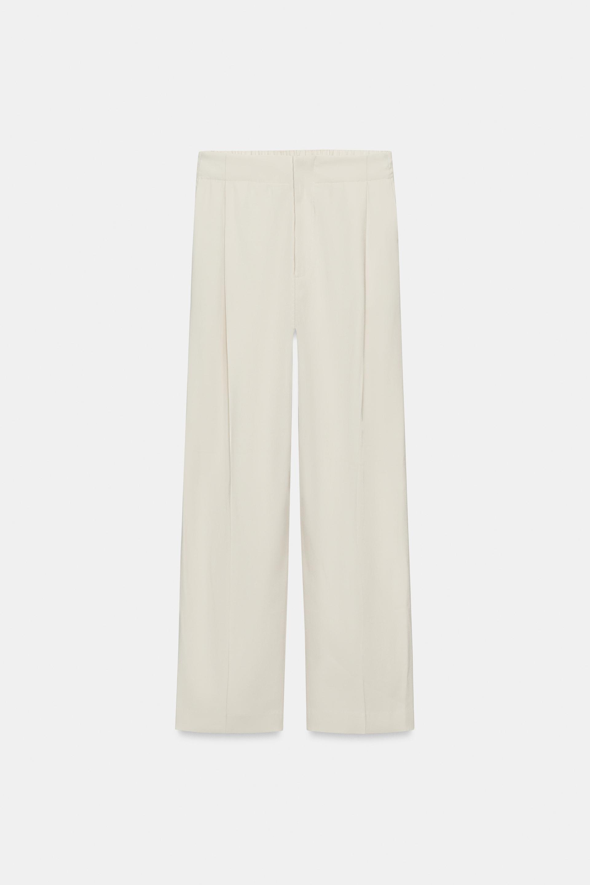PLEATED FLOWY PANTS by ZARA