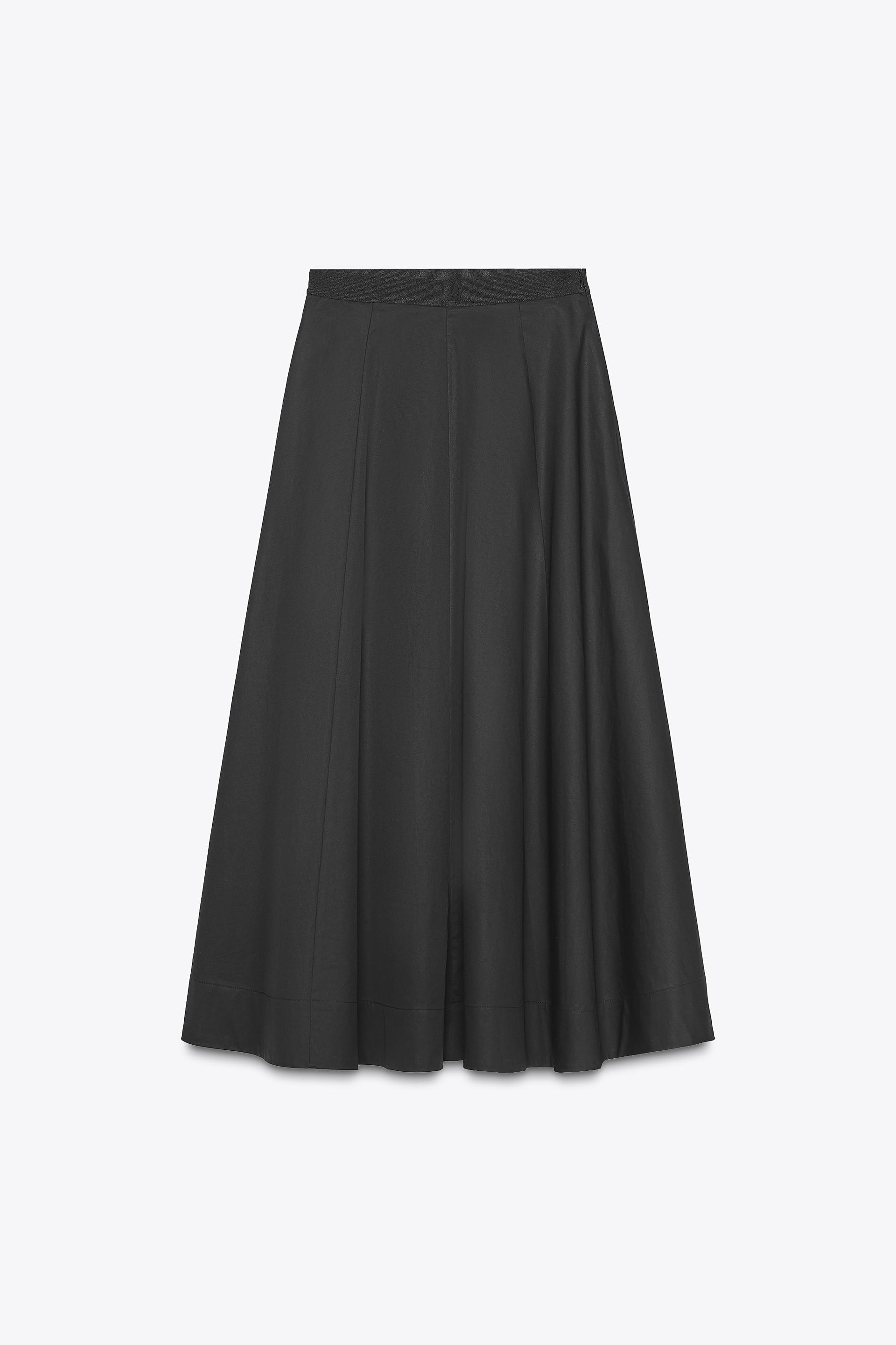 PLEATED MIDI SKIRT by ZARA